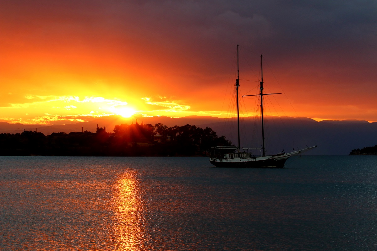 tramonto a porto xeli