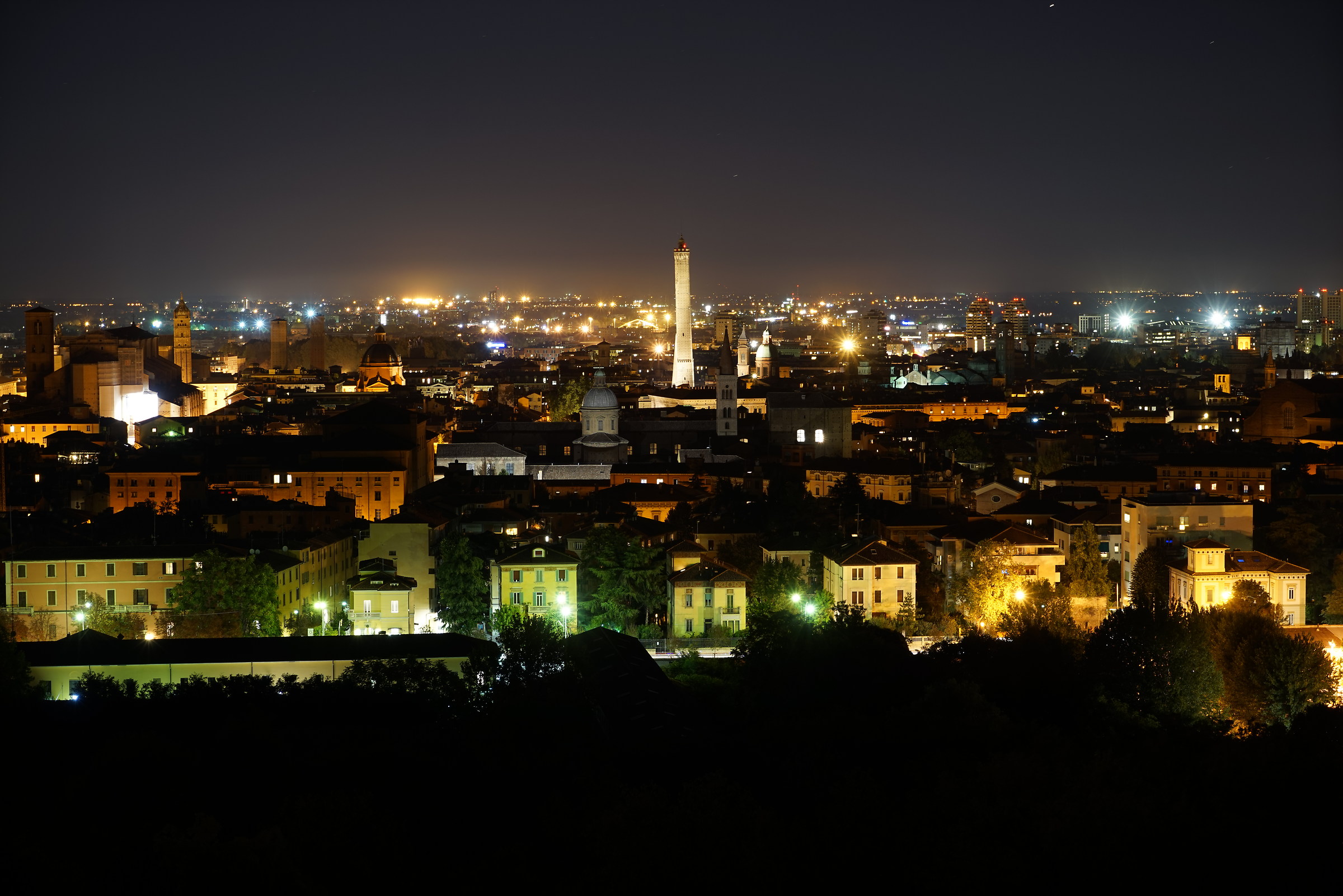 my hometown by night