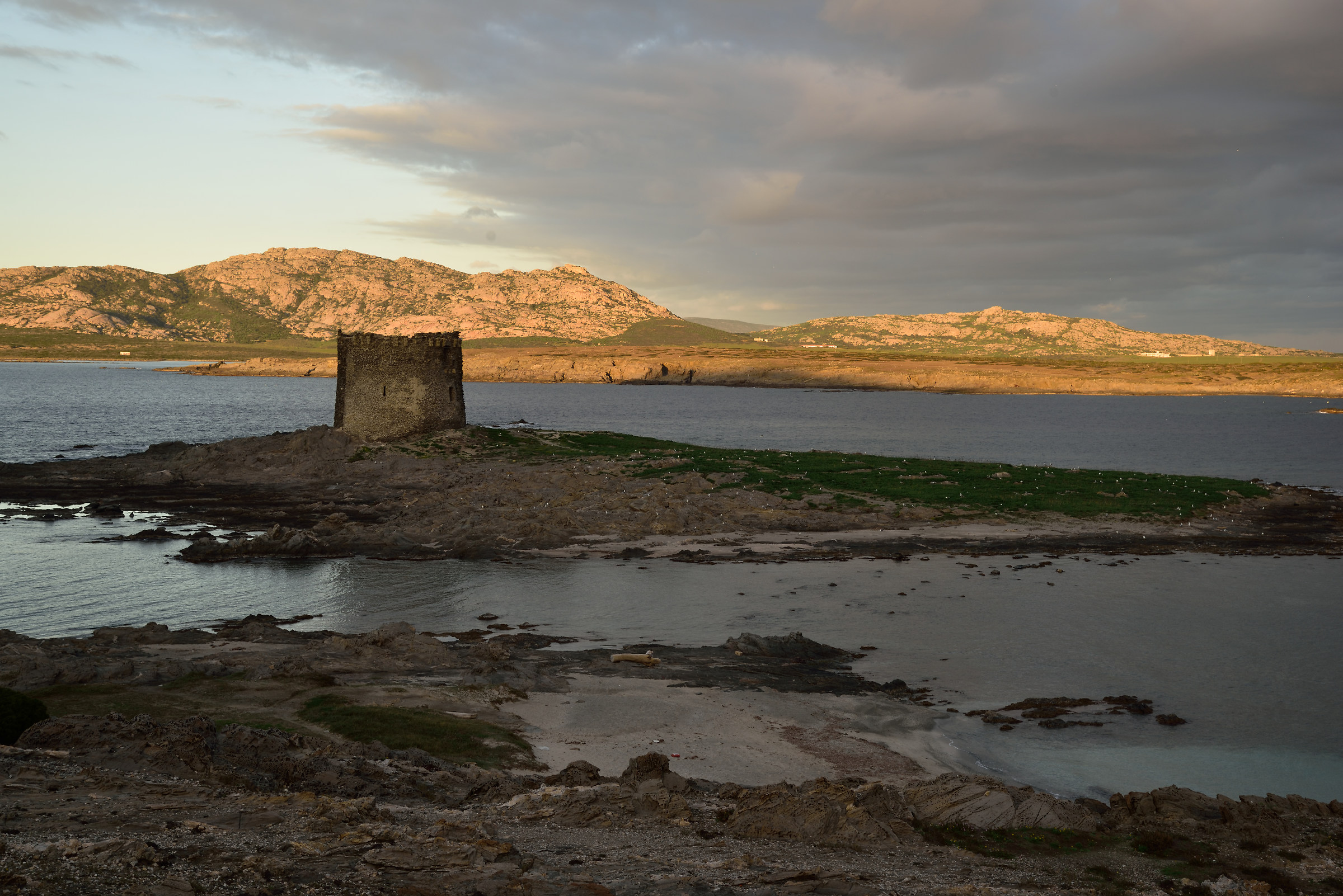 tramonto su "la Pelosa"