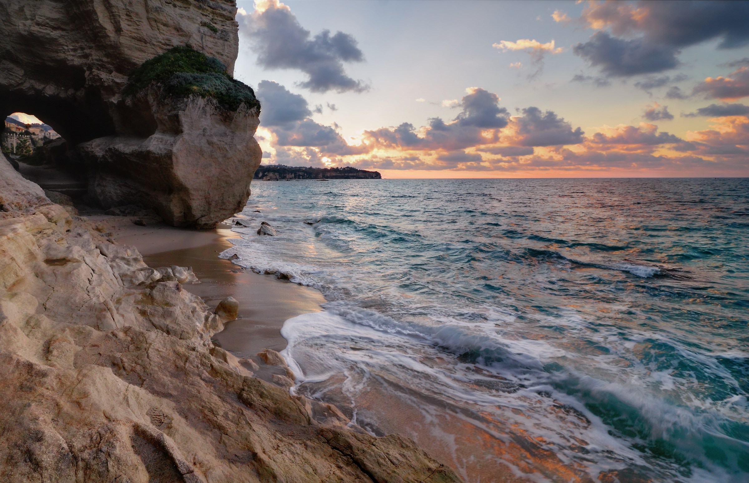Marine sunset in Tropea