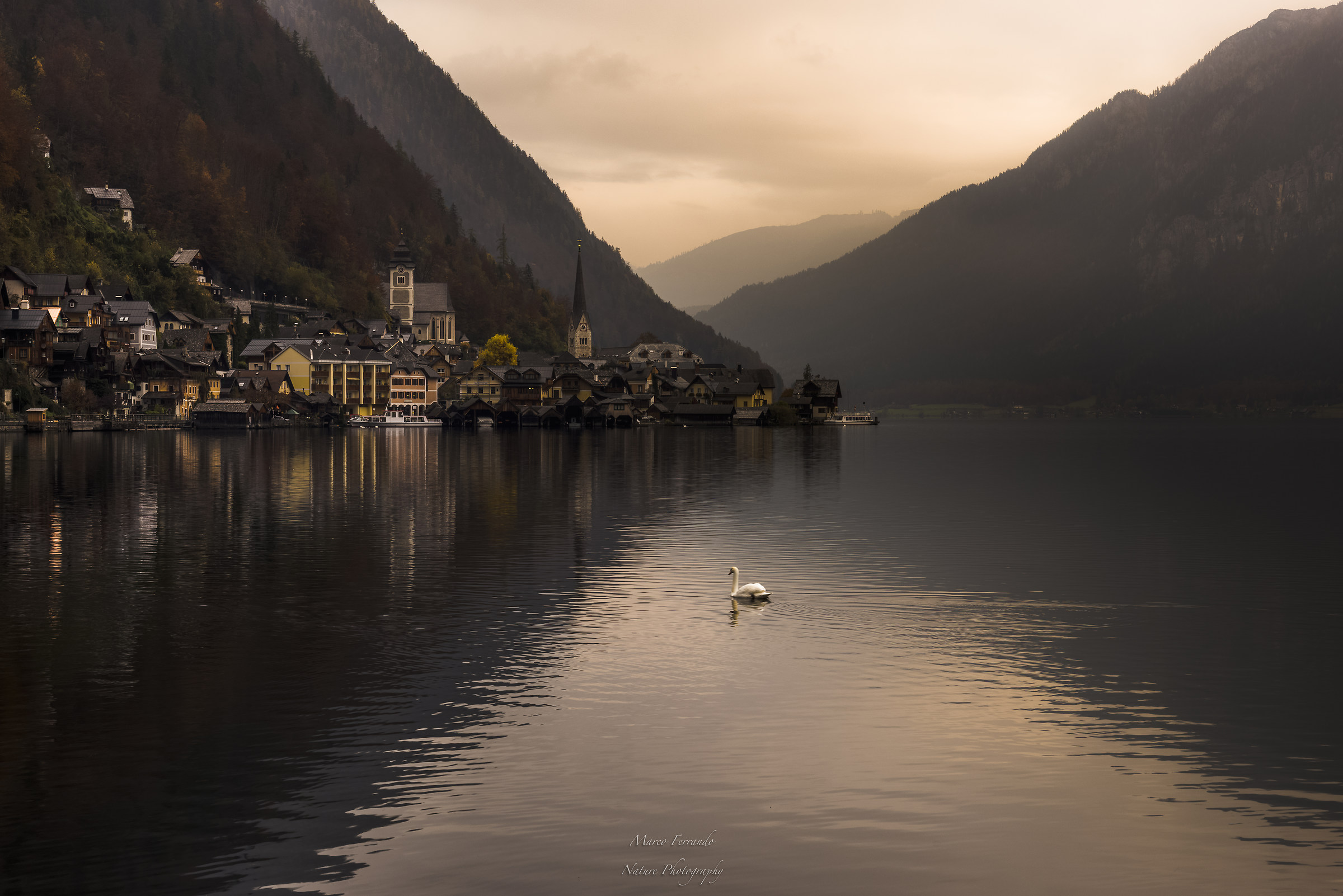 Hallstatt, una mattina d'autunno
