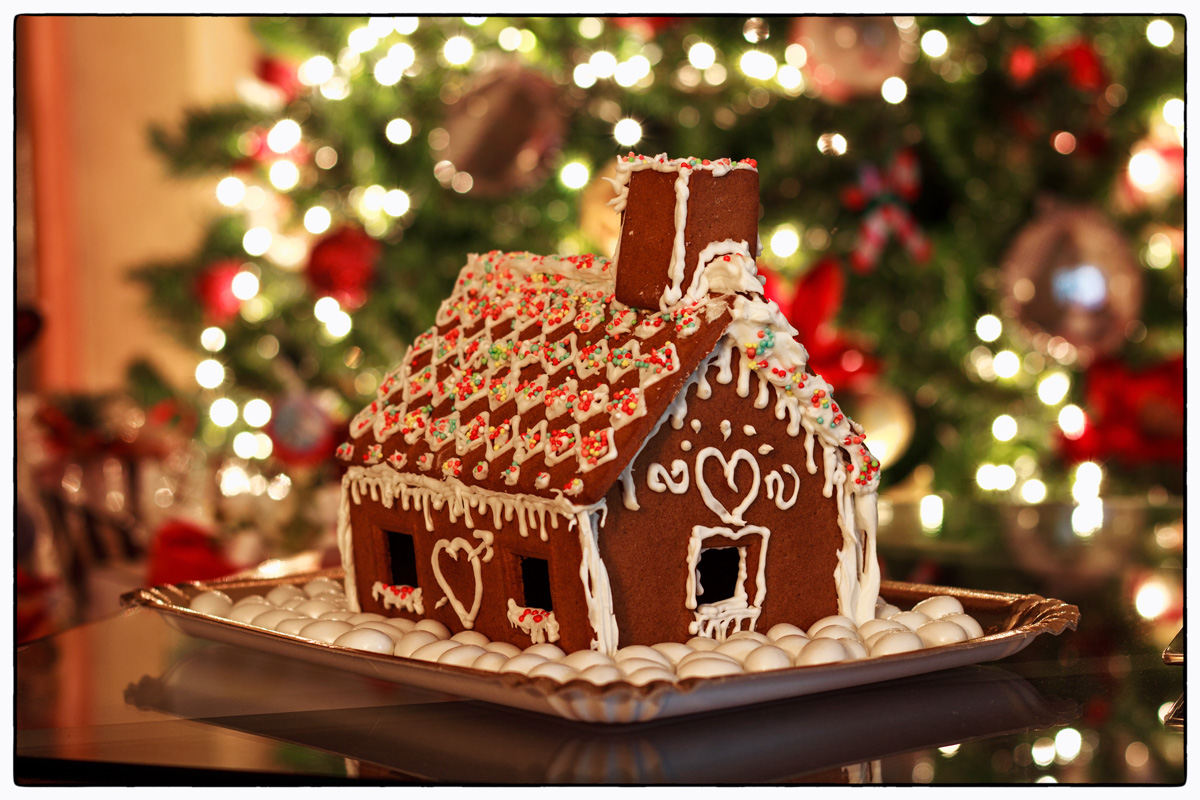 The gingerbread house