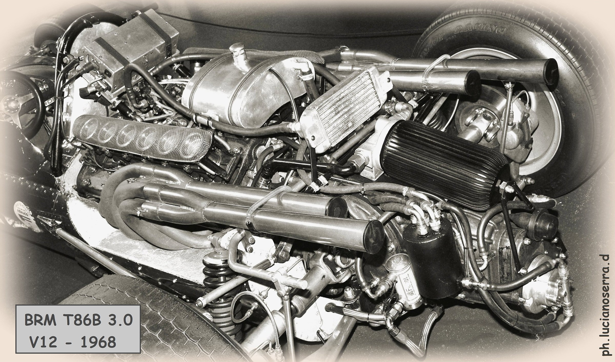 Motore BRM T86b 3.0 V12 - 1968