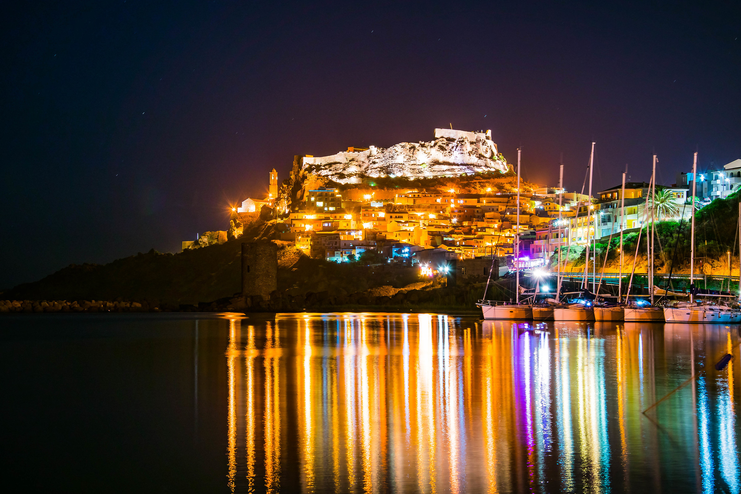 CastelSardo night
