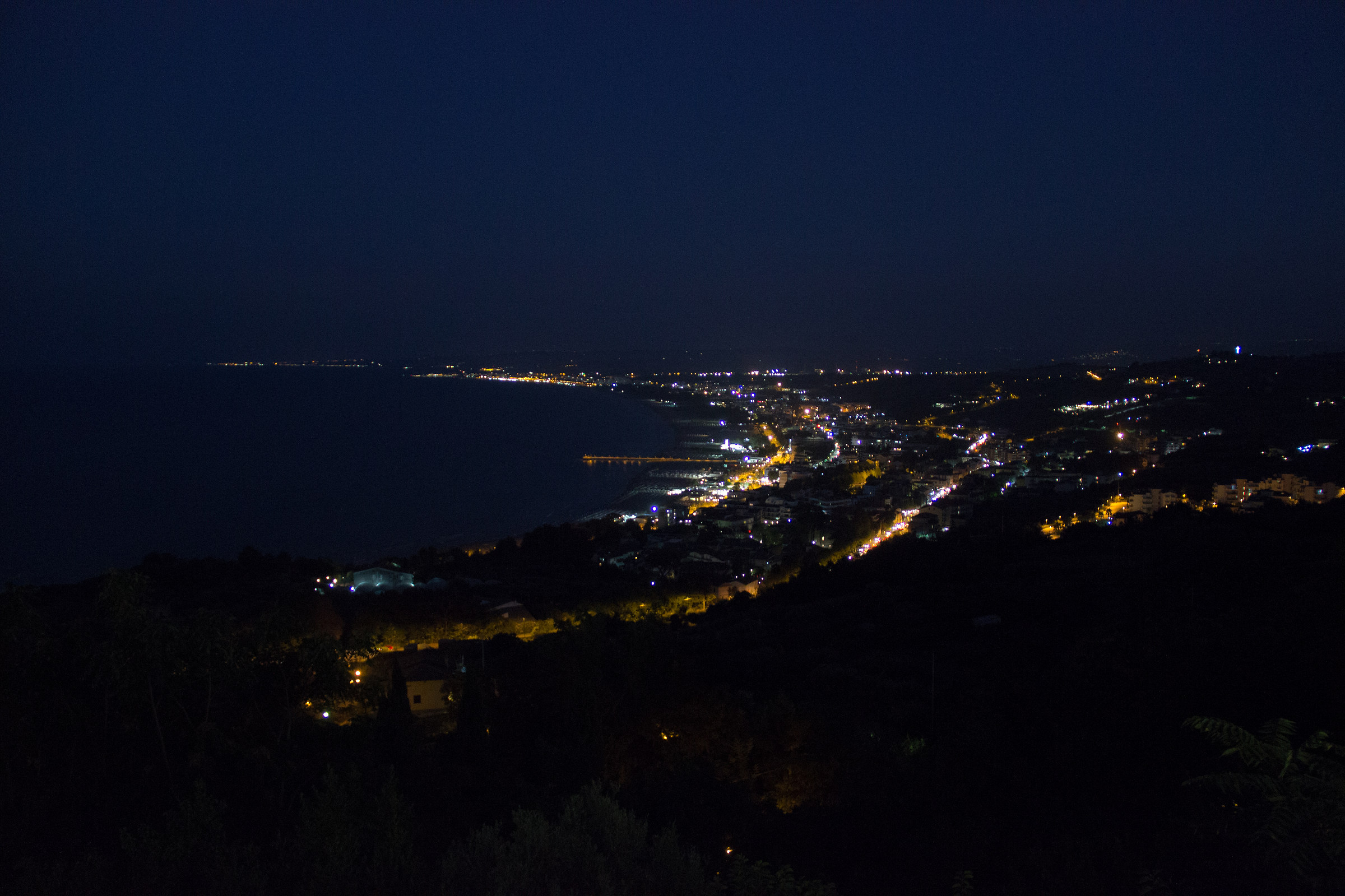 Panorama Vasto evening