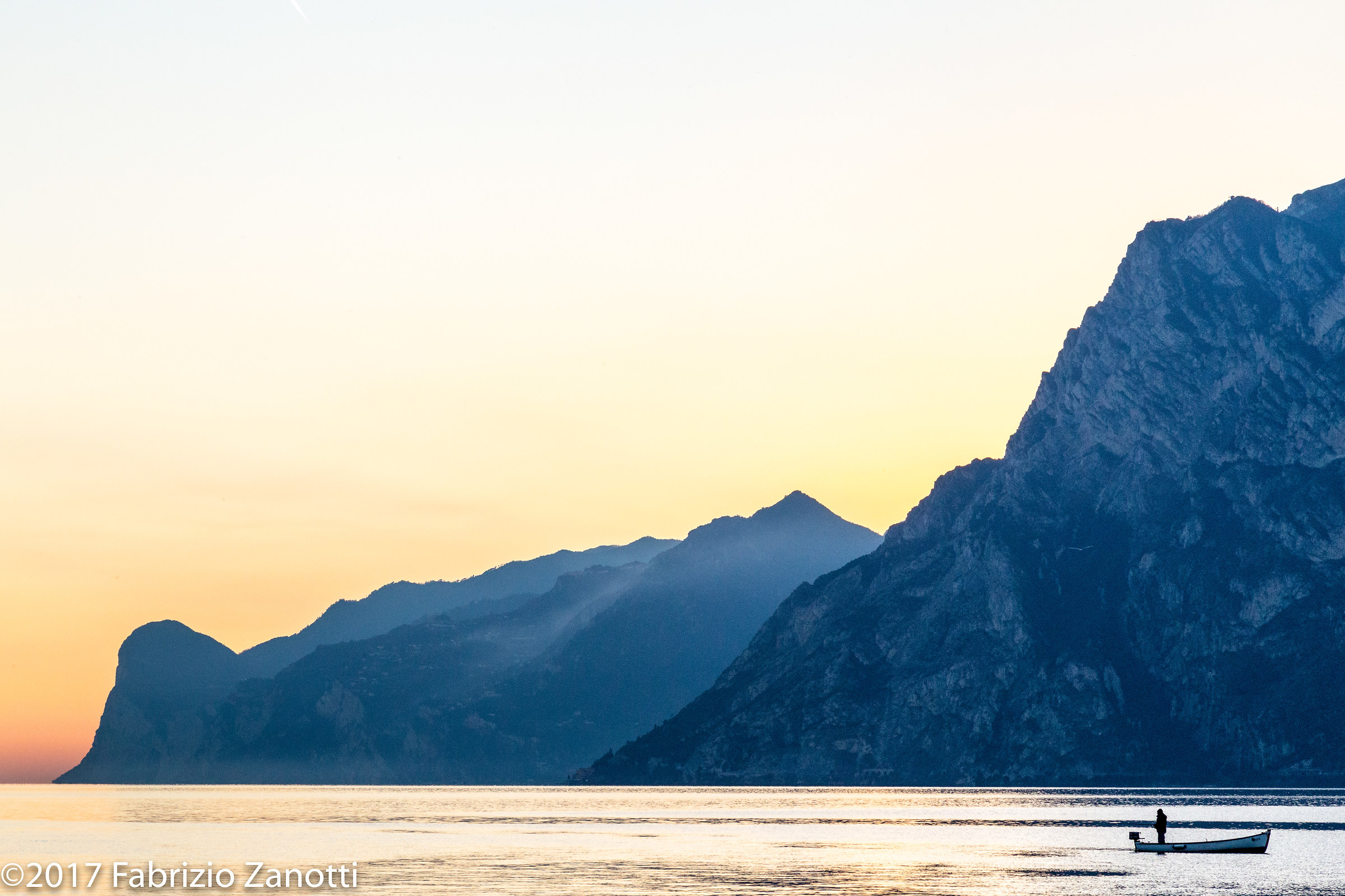Sunset on Lake Garda, Malcesine