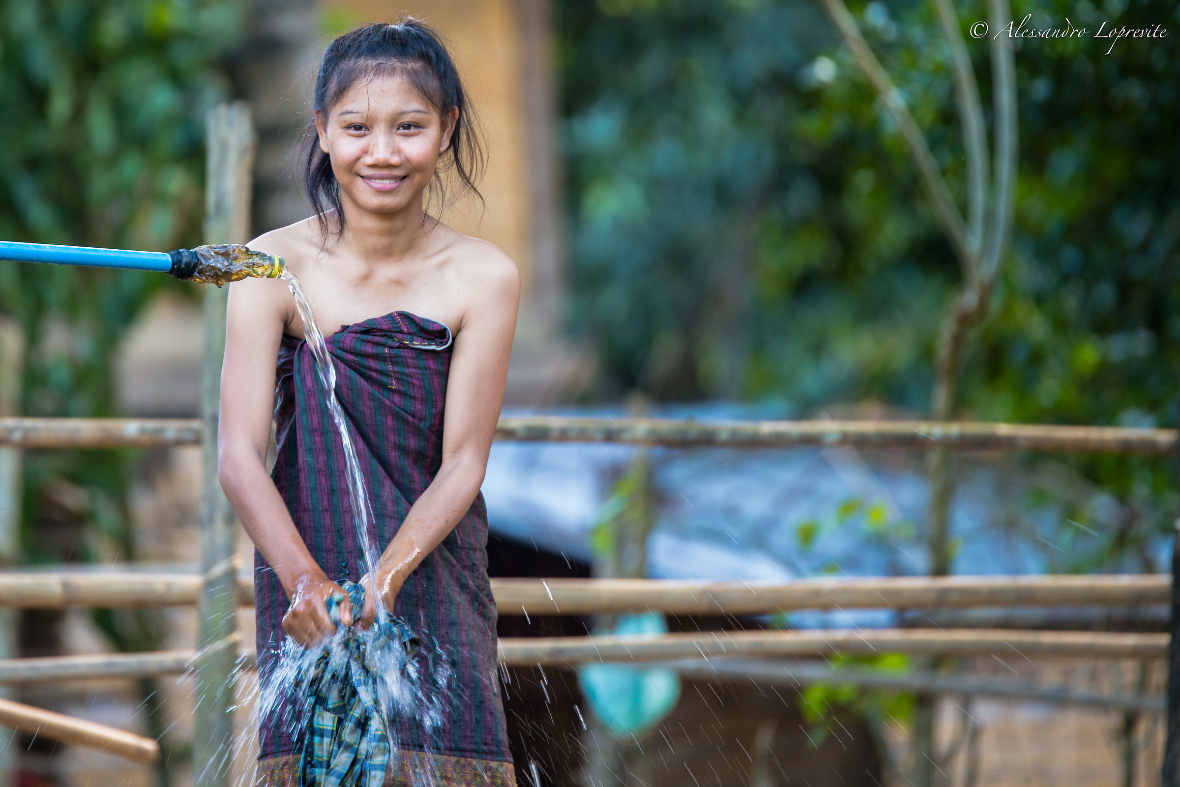 Only village fountain