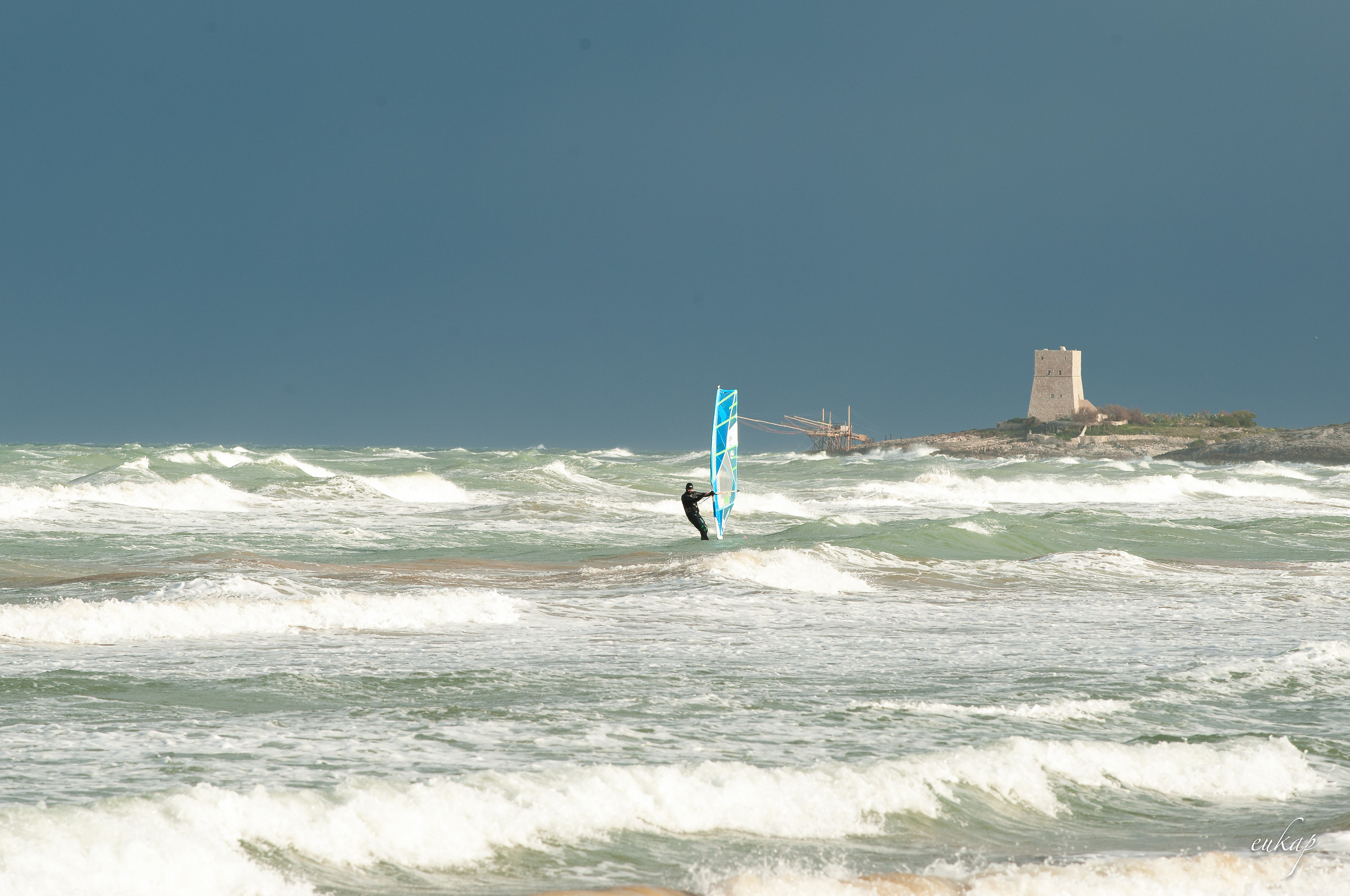 surfing in the storm