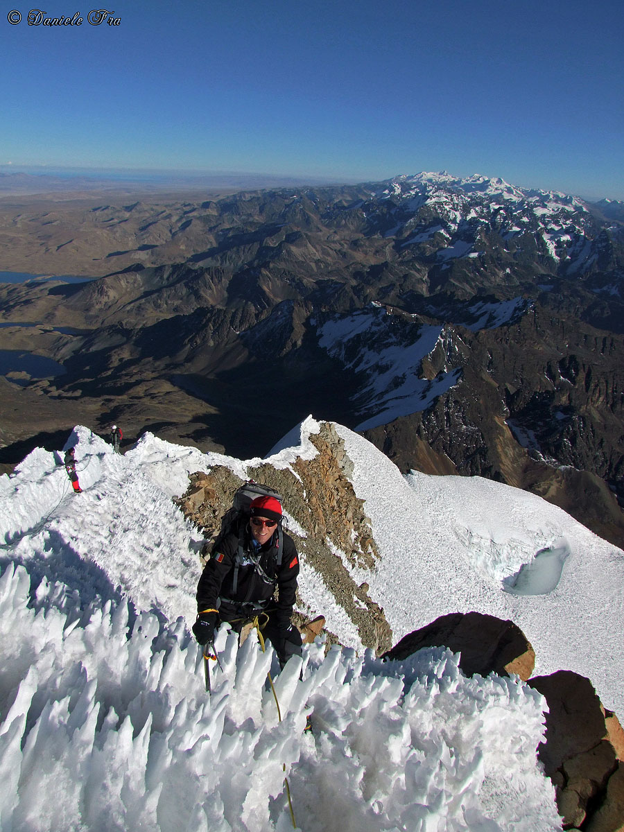 A few meters to the summit