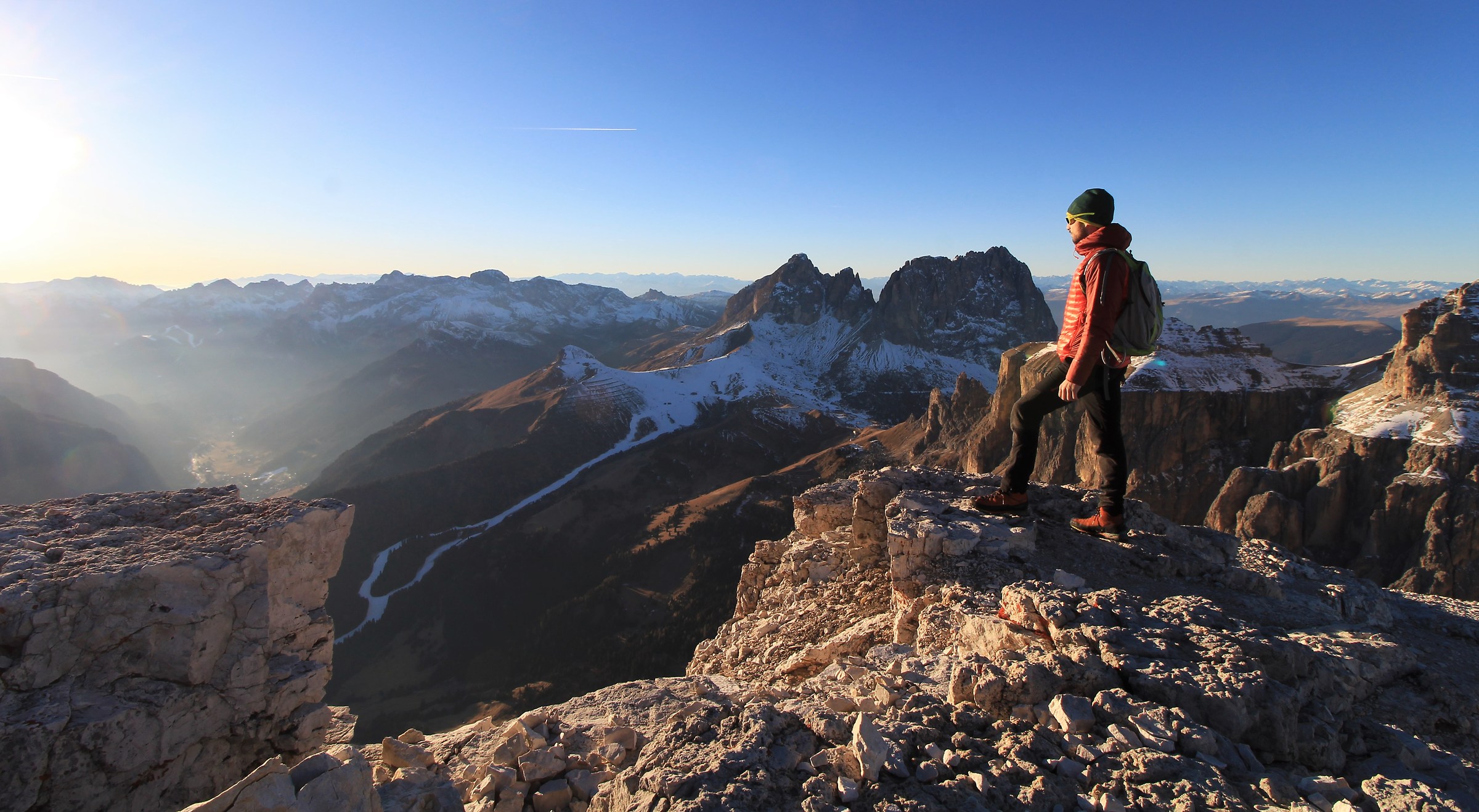from the summit of Sass Pordoi