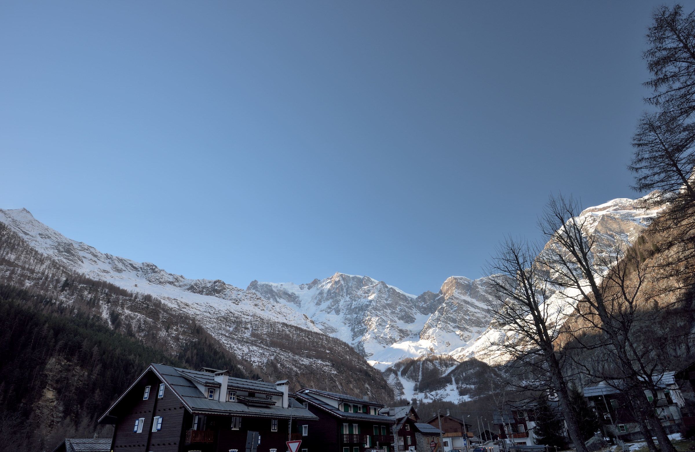 Monte Rosa from Pecetto - Macugnaga