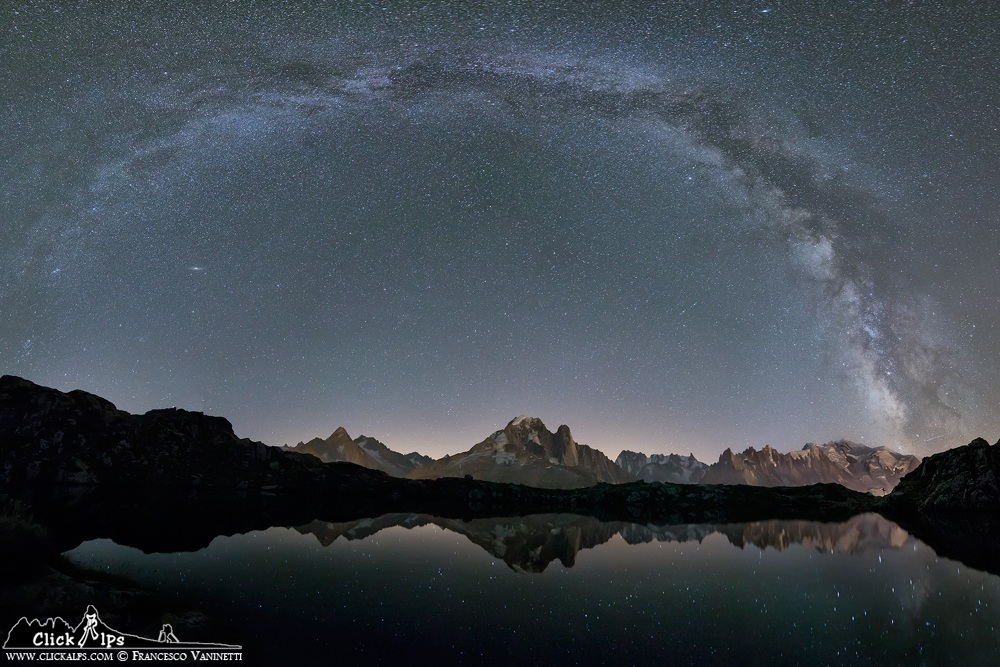 The crown of Mont Blanc chain