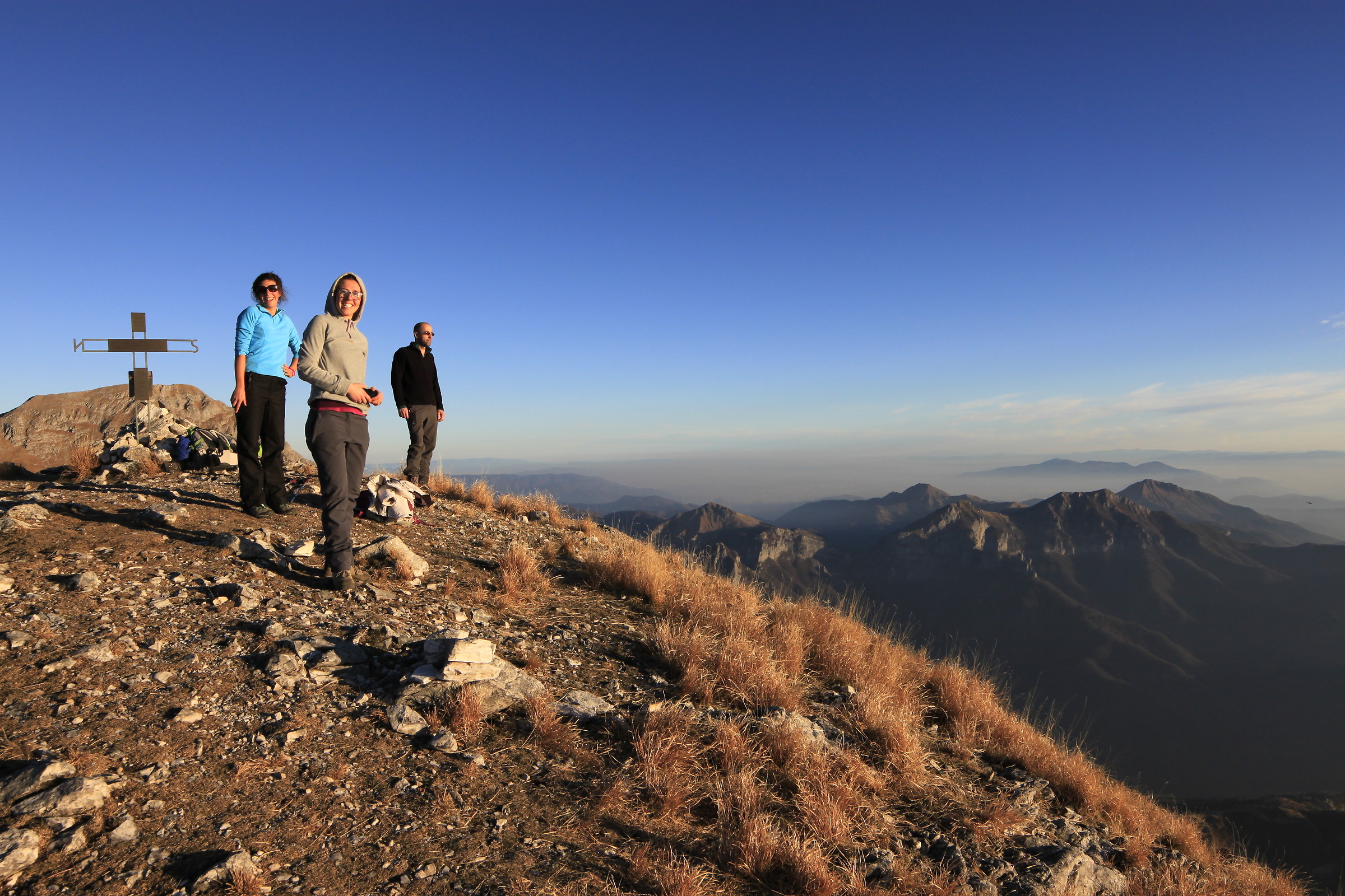 the summit of Mount Corchia