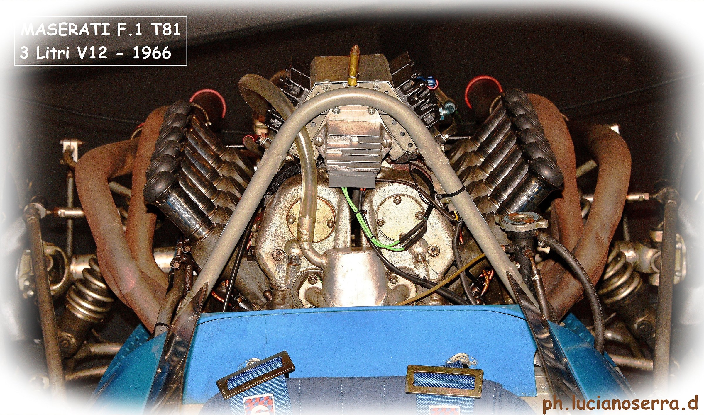 Appoggiatesta Cooper - Maserati F.1 T81 3.0 V12 - 1966