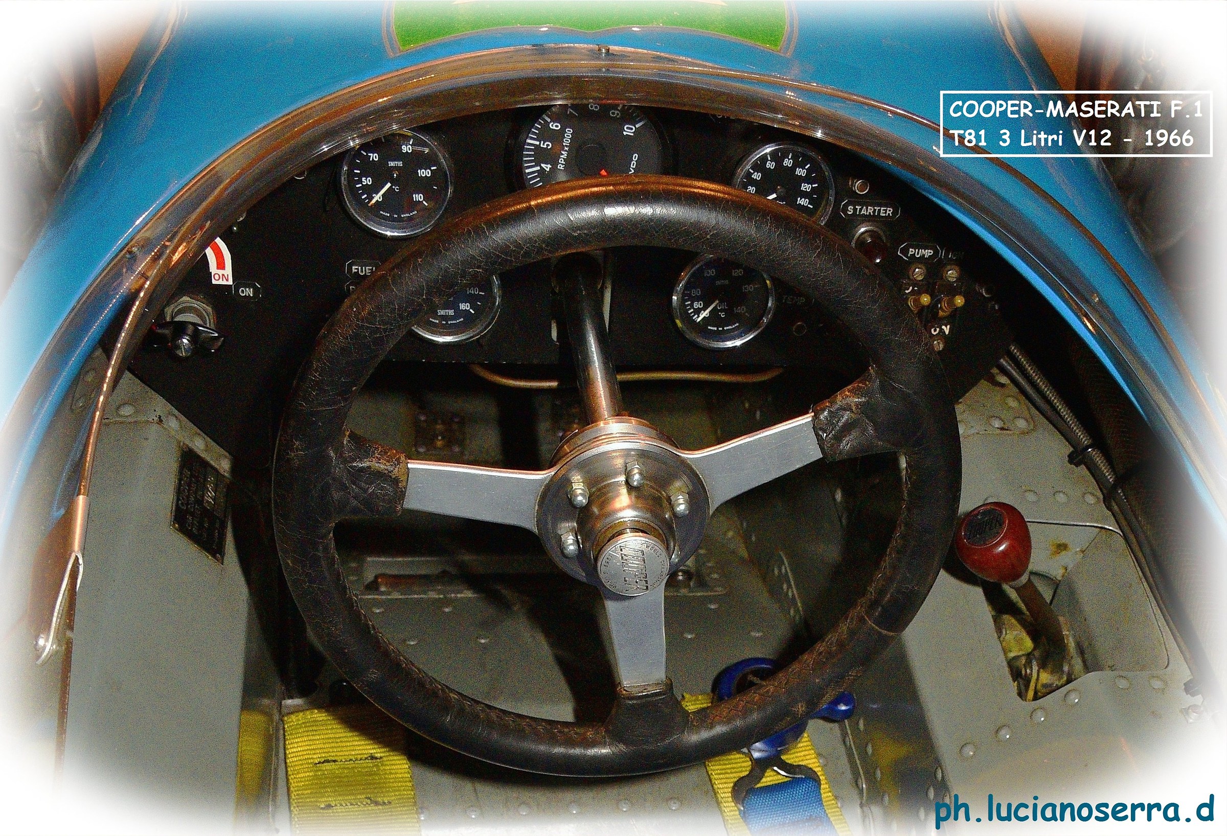 Abitacolo Cooper - Maserati F.1 T81 3 Litri V12 - 1966