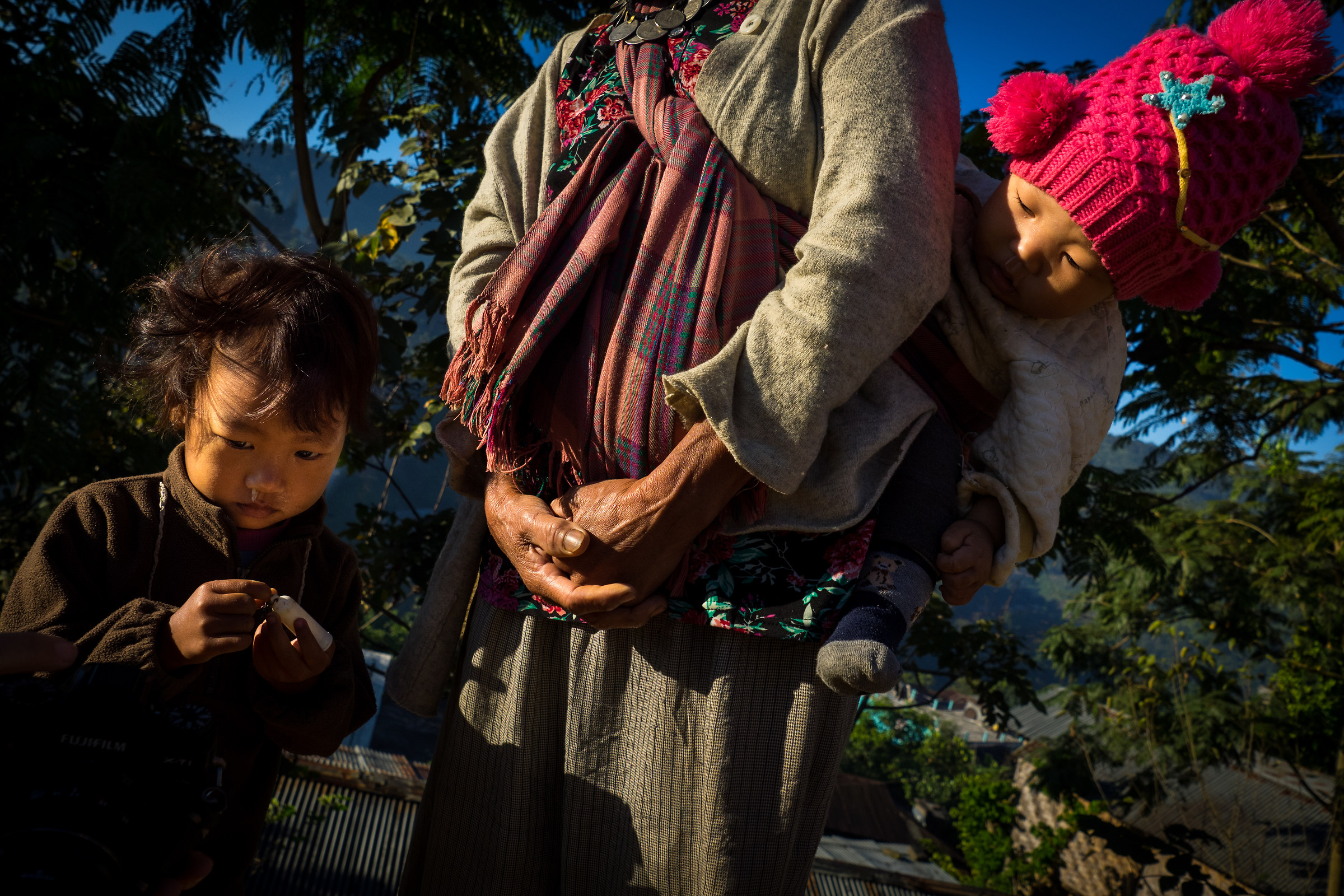 Kids. Nagaland Mon district. India