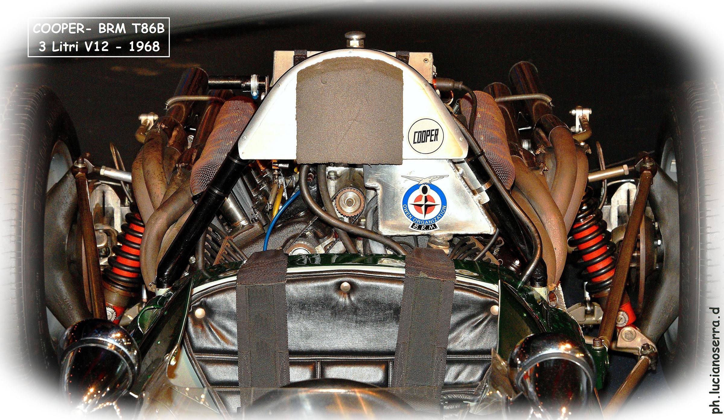 Appoggiatesta Cooper- BRM T86b 3.0 V12 - 1968