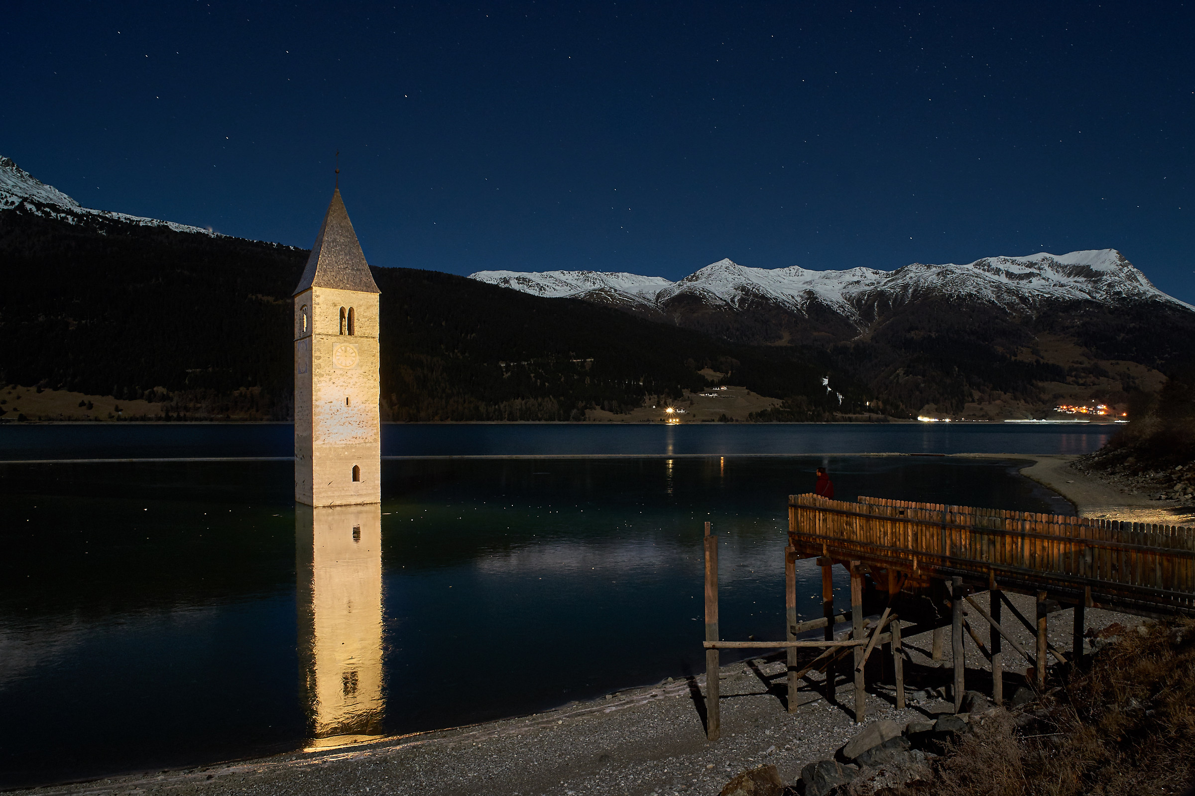 The submerged bell tower