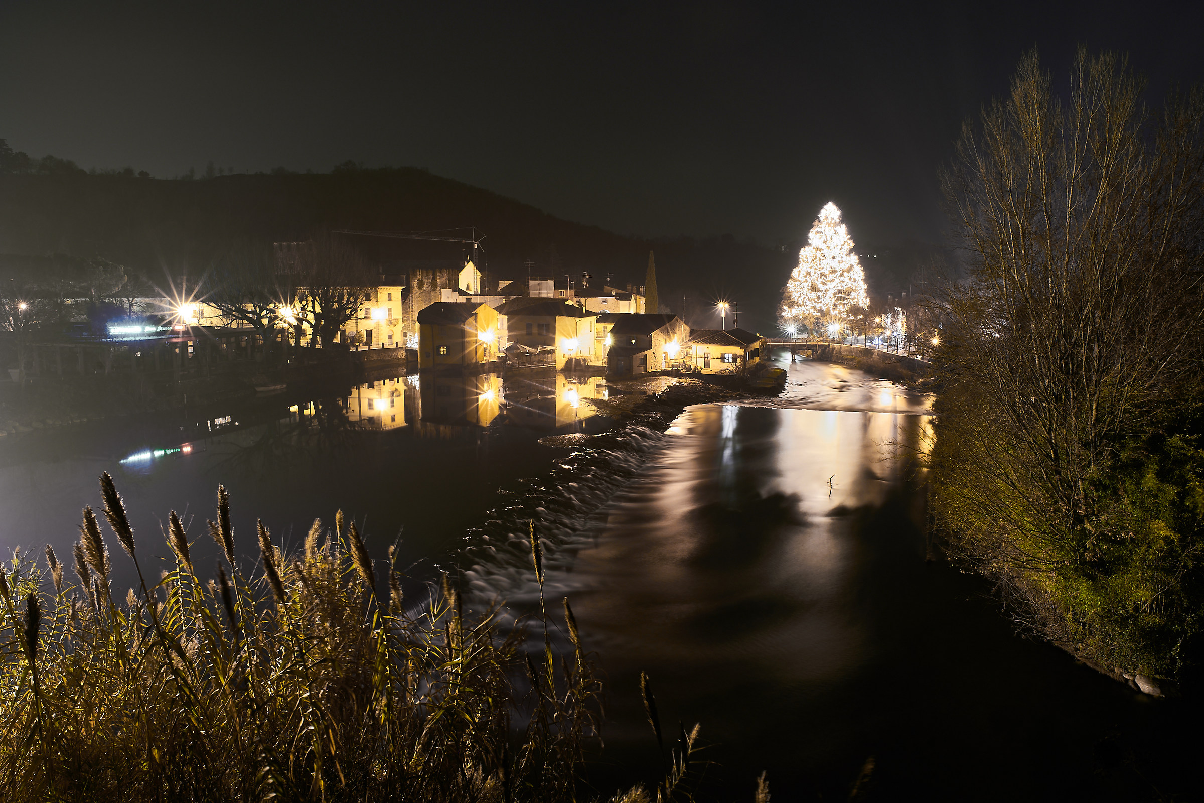 Christmas residues in Borghetto sul Mincio