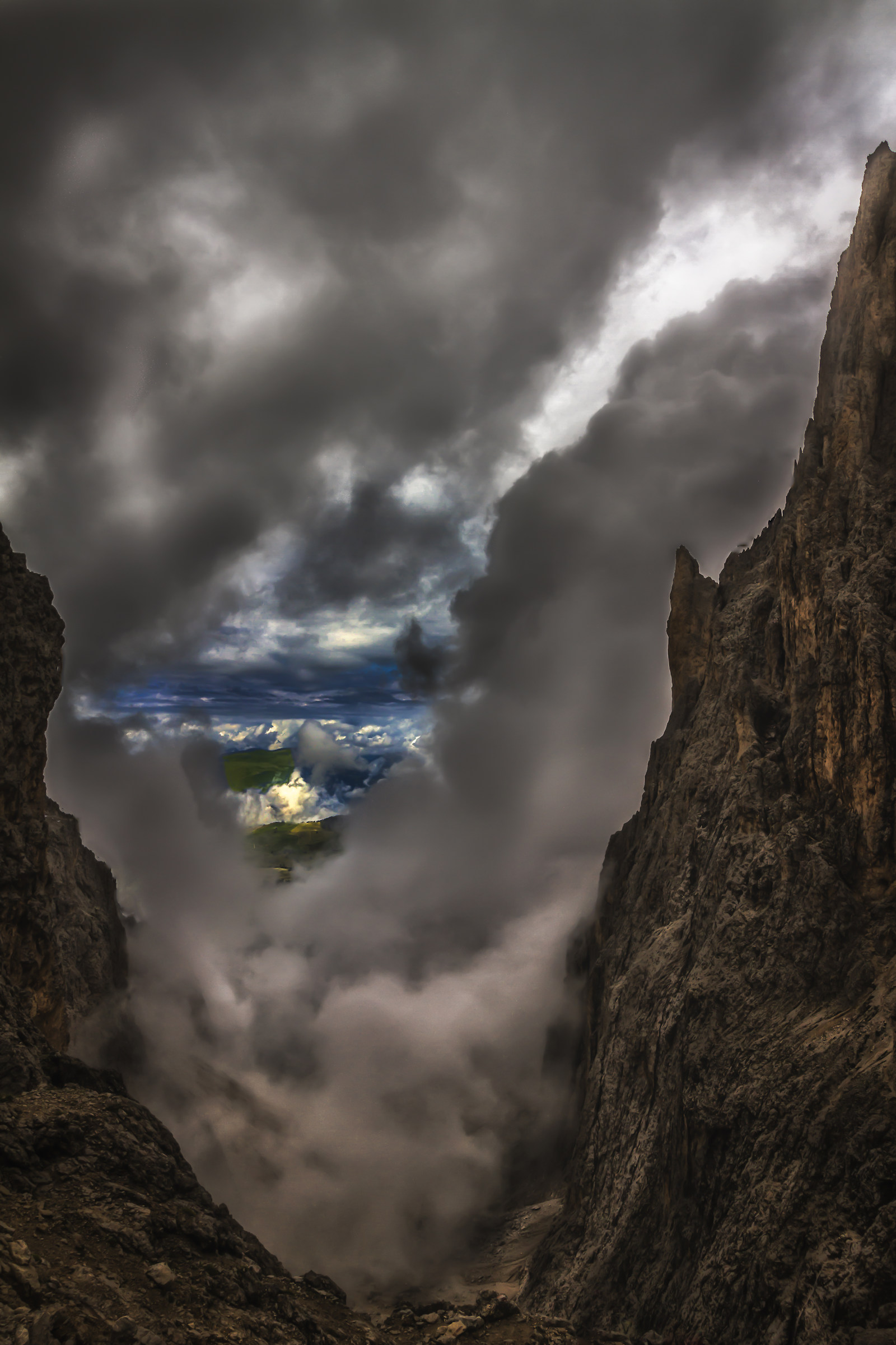 Window ii the clouds