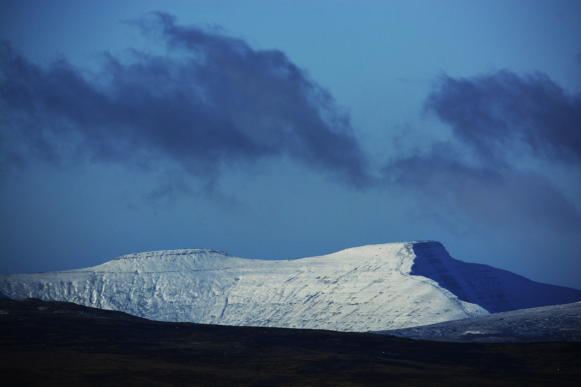 Montagne innevate nel Regno Unito