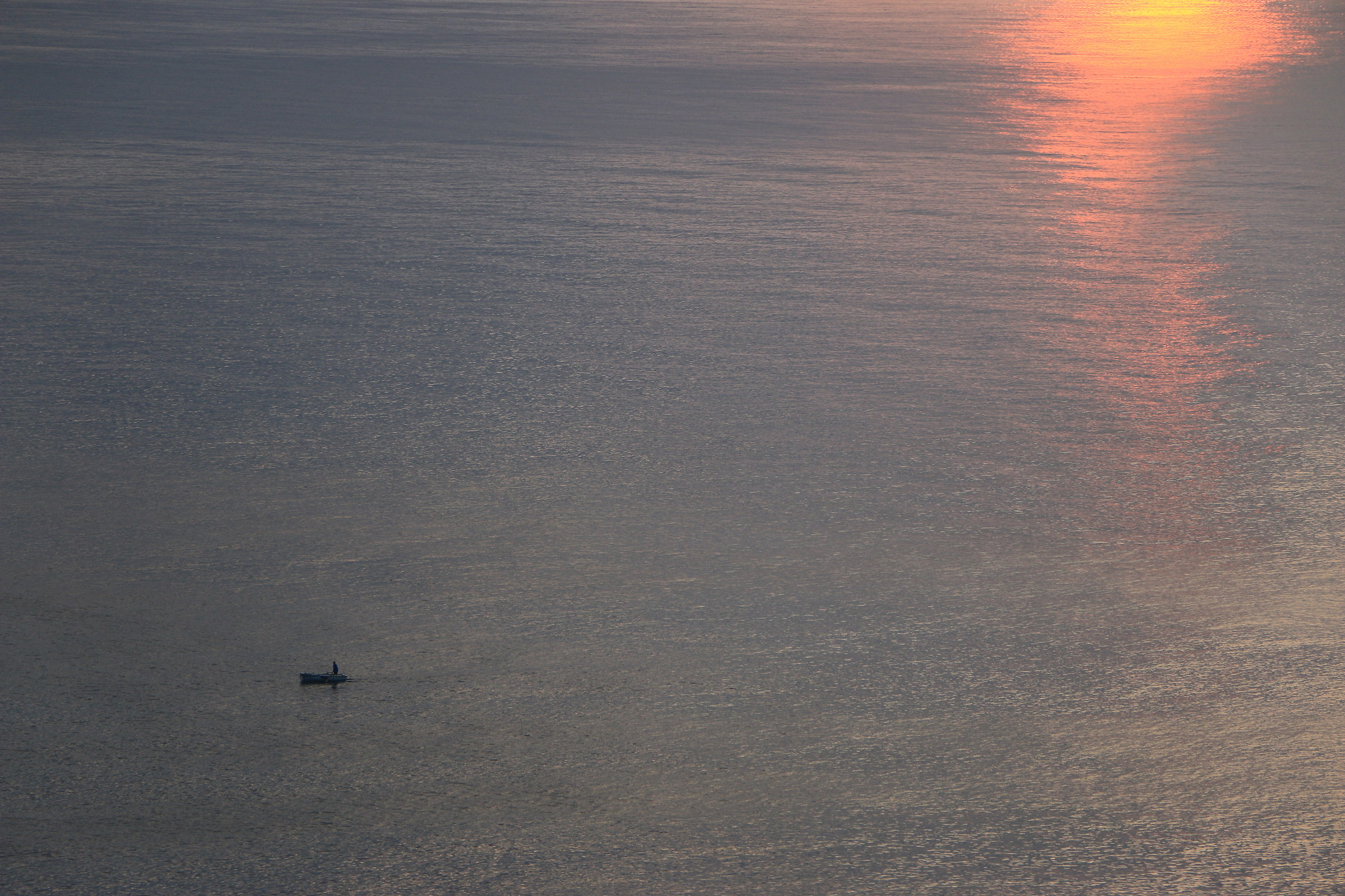 only in the middle of the sea ...