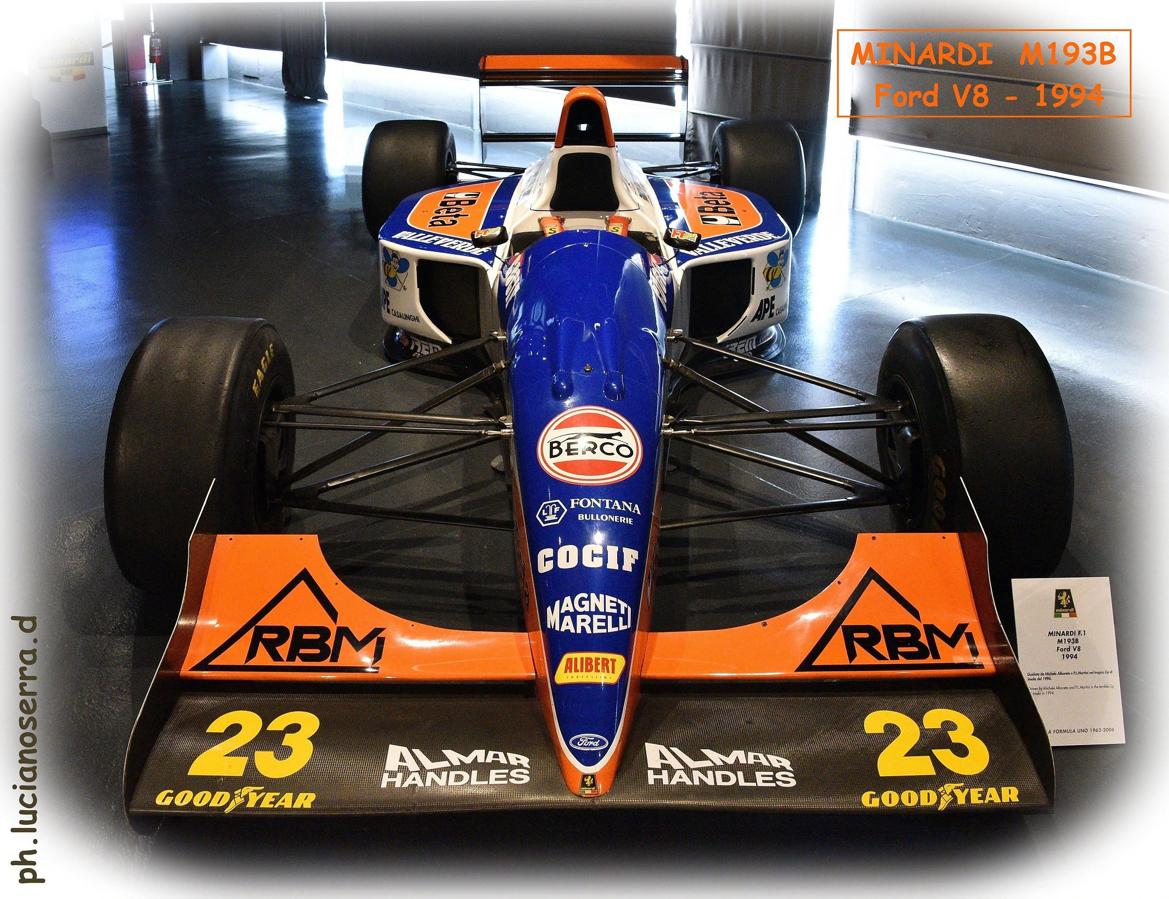 Minardi M193b con motore Ford V8 - 1994