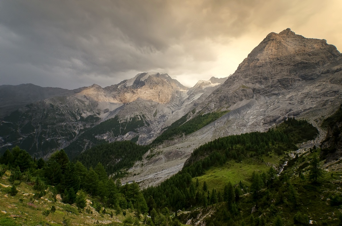 A thunderstorm coming on Ortler
