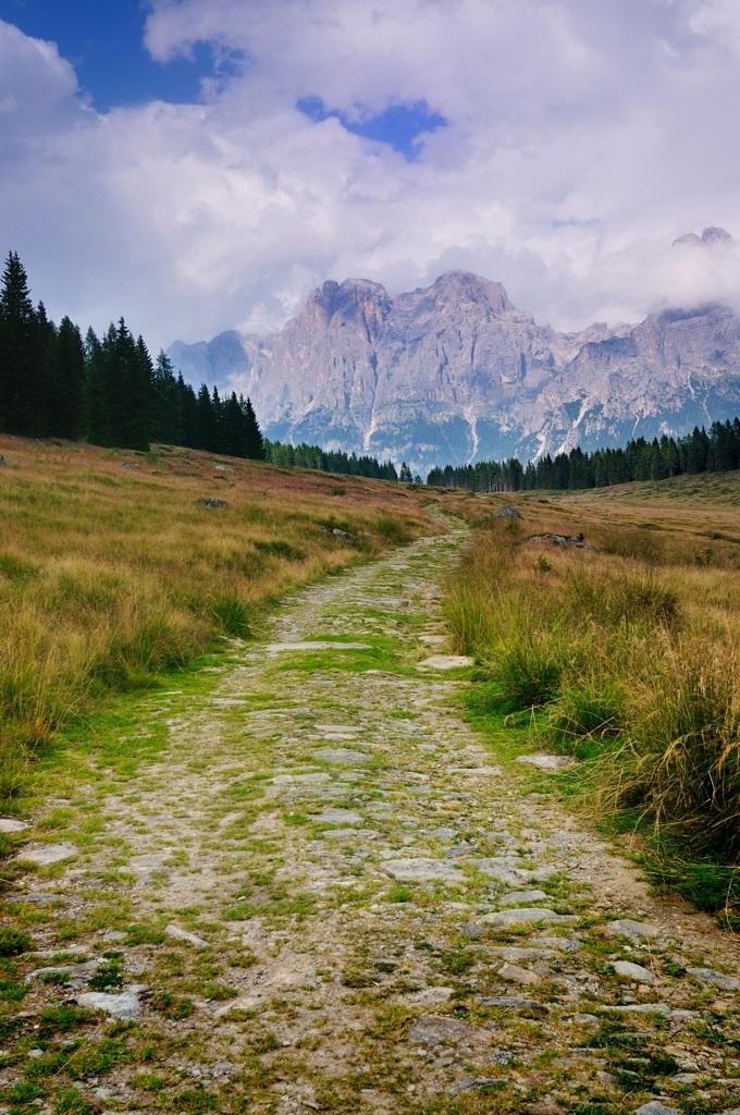 Vista dal lago di Calaita
