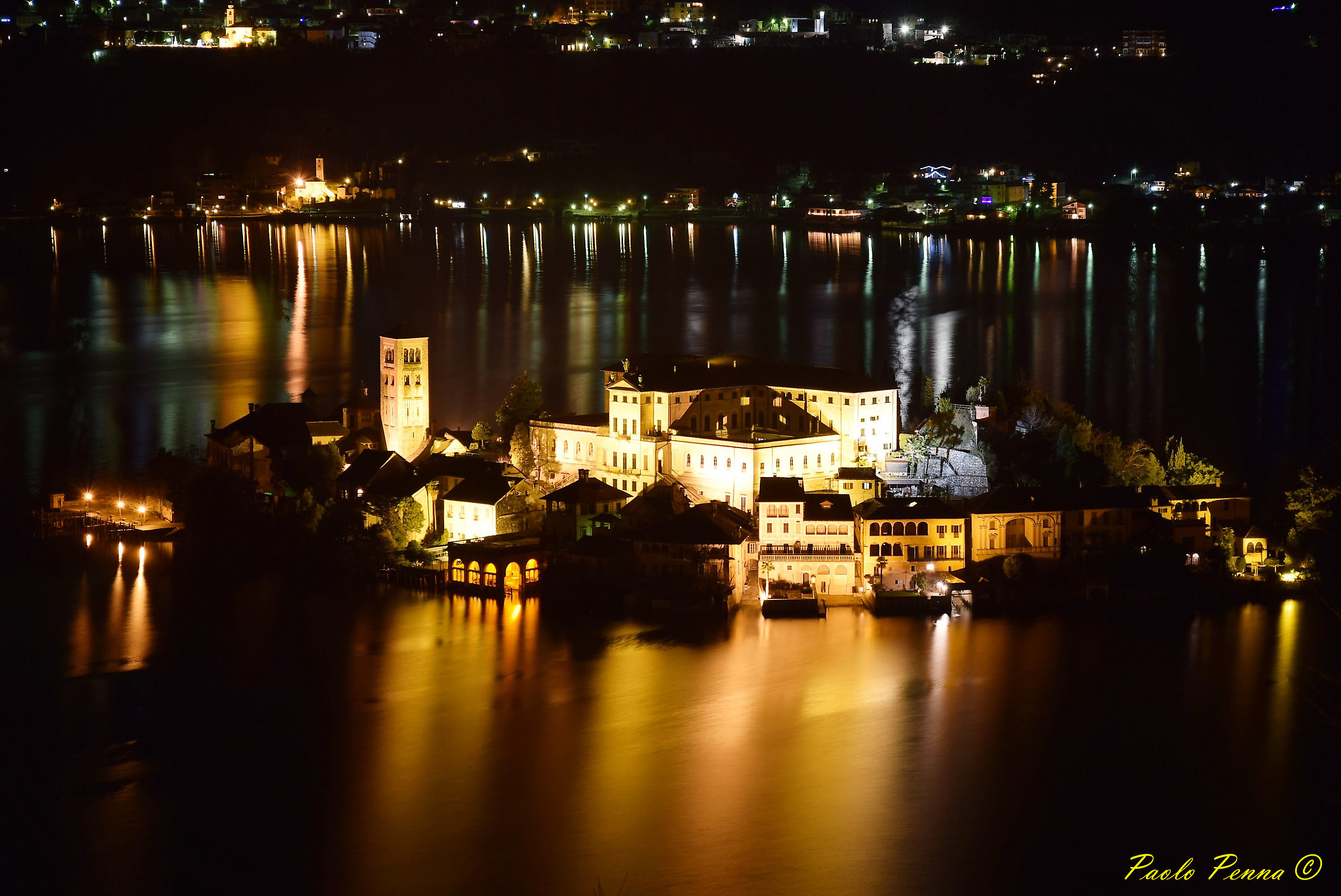 Isola di S.Giulio by night