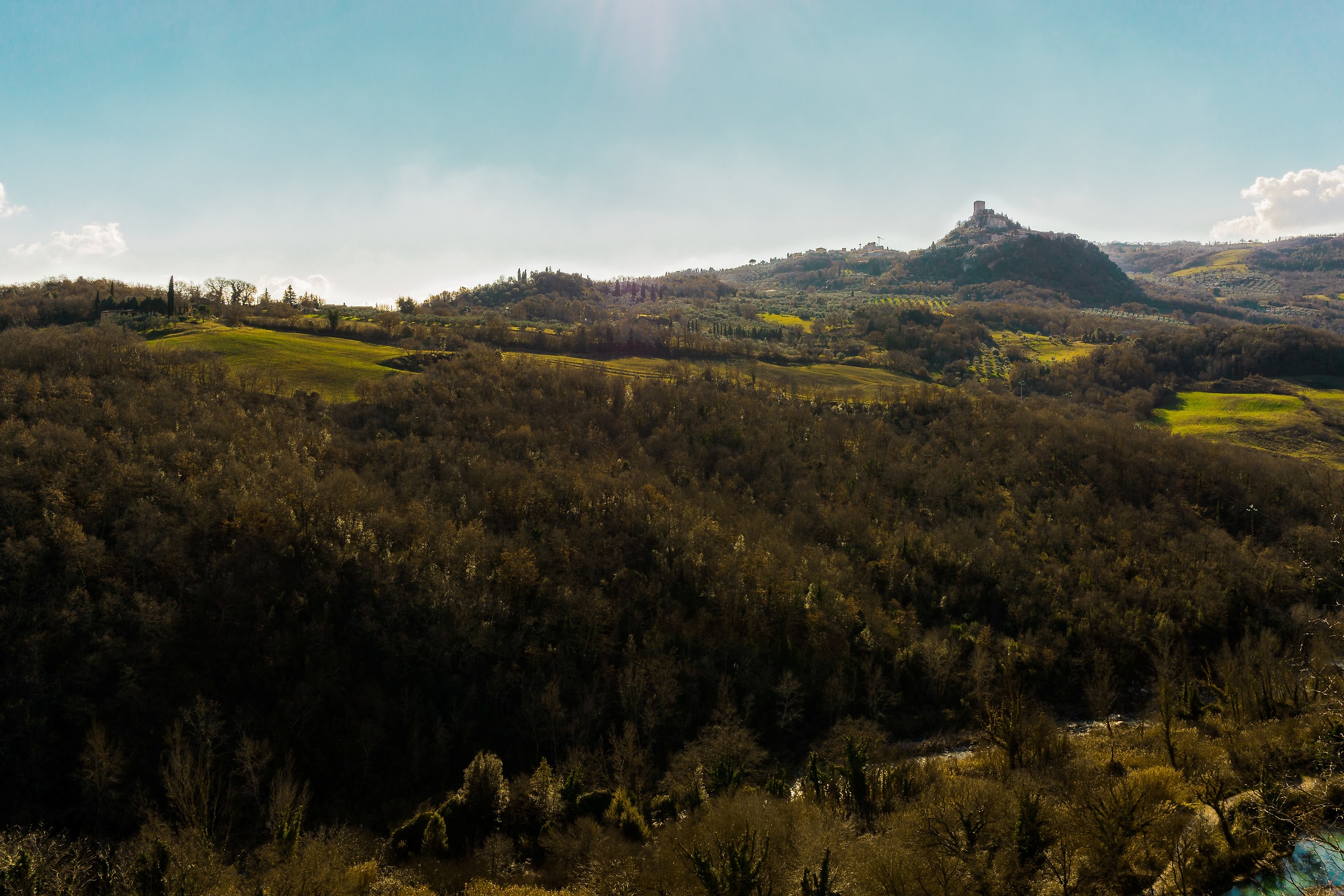 Veduta da Bagno Vignoni