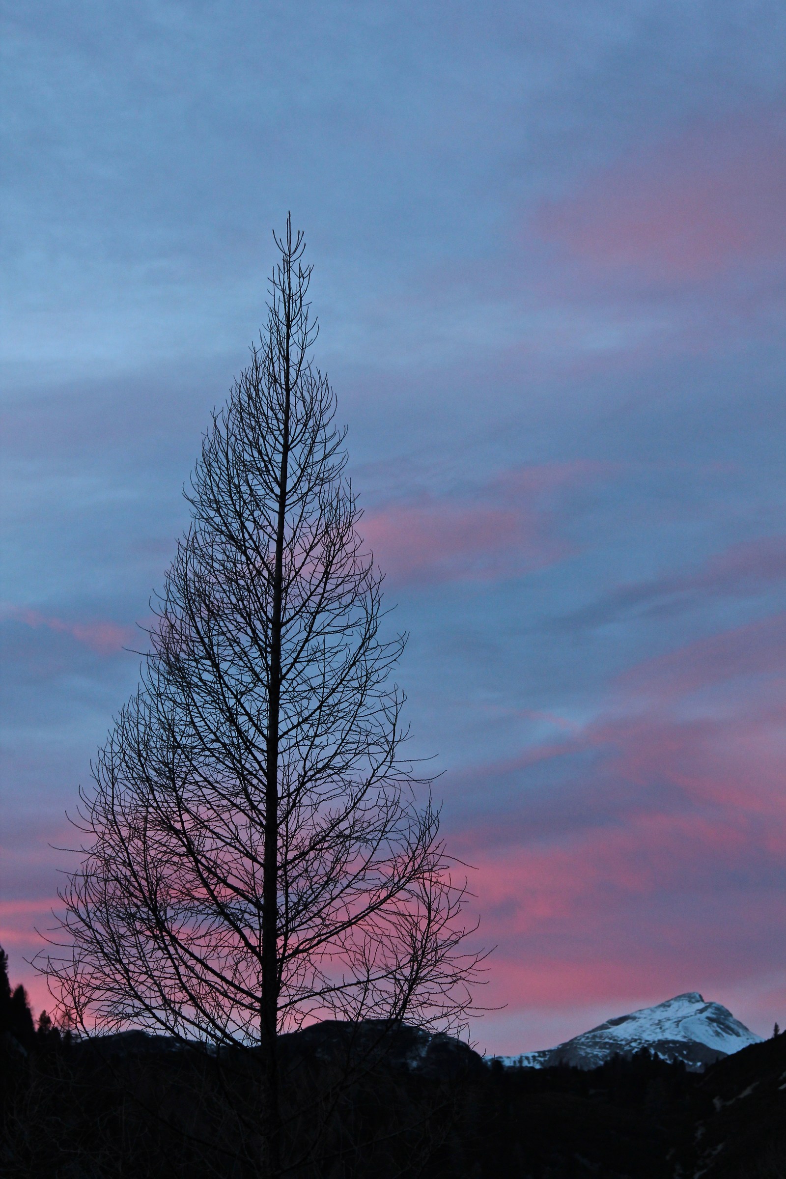 Tramonto sulla Val Salata