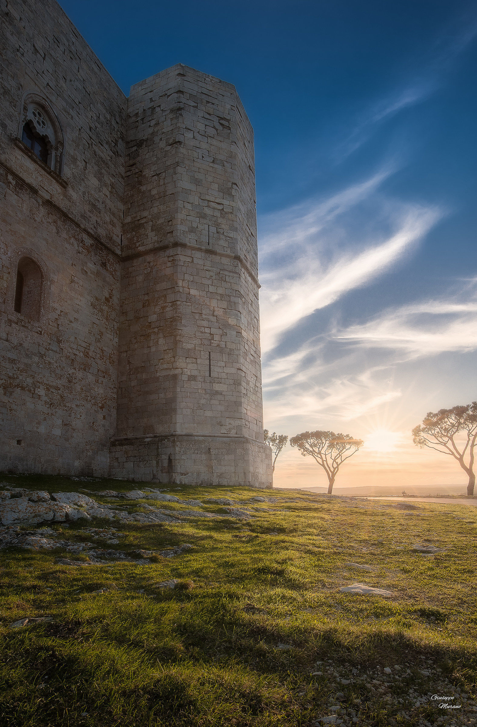 Last lights of Castel del Monte