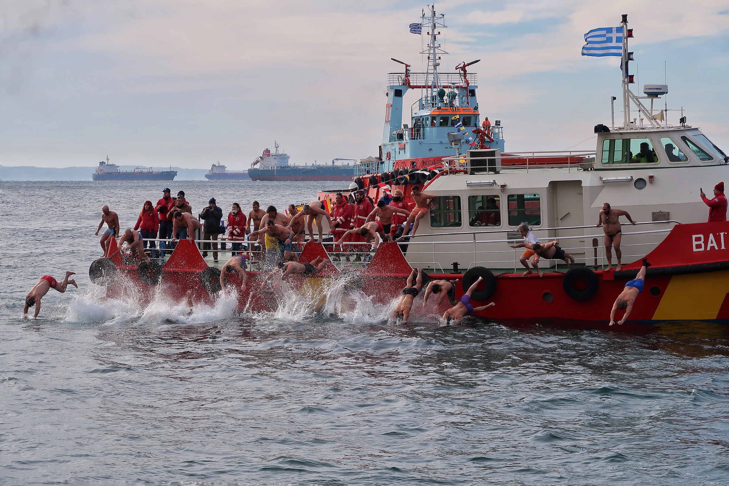 Benedizione delle acque ( a 0 gradi!) - Salonicco