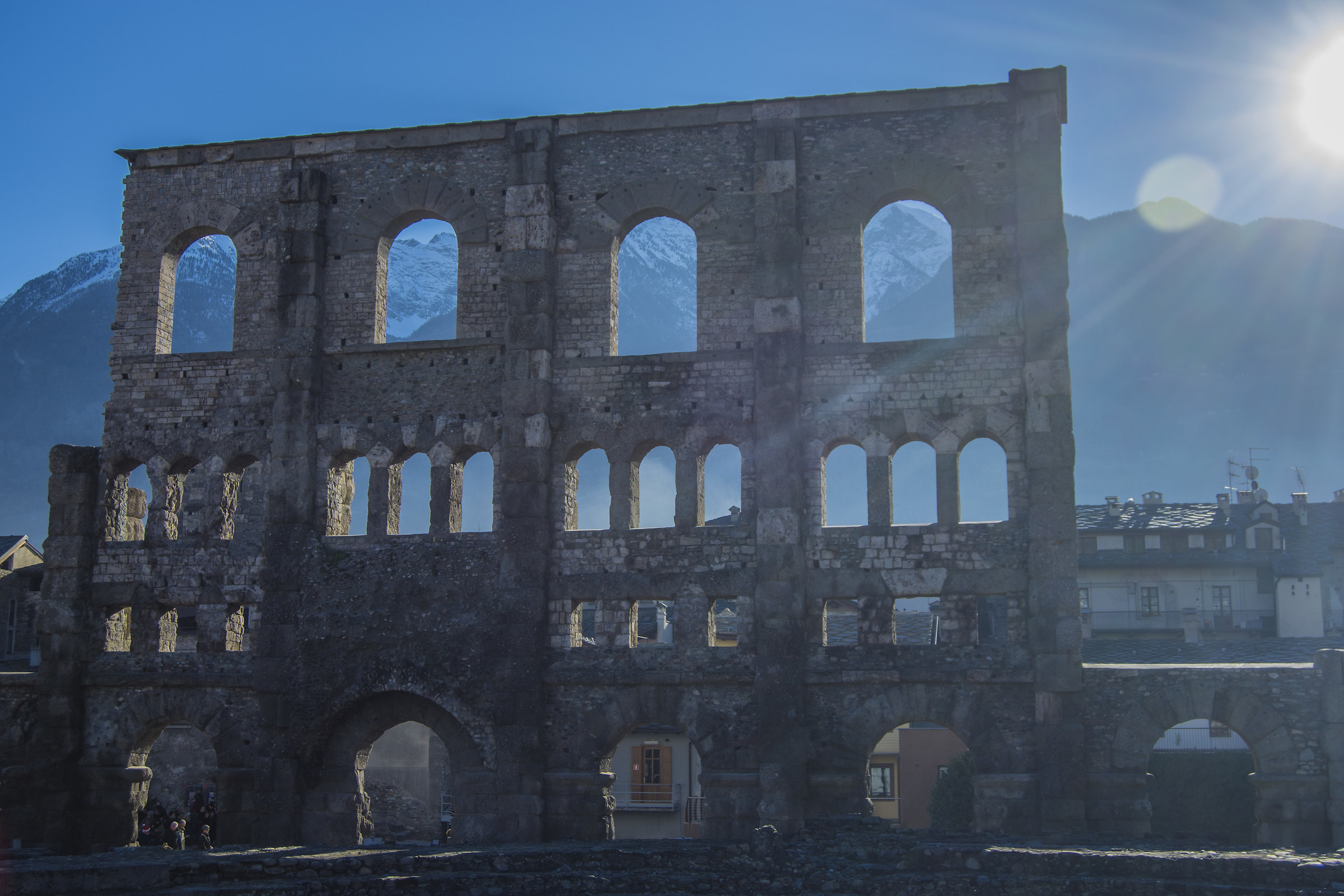 Aosta, the Roman theater
