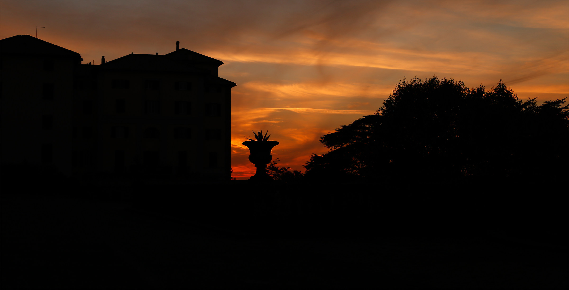 Sunset in Frascati