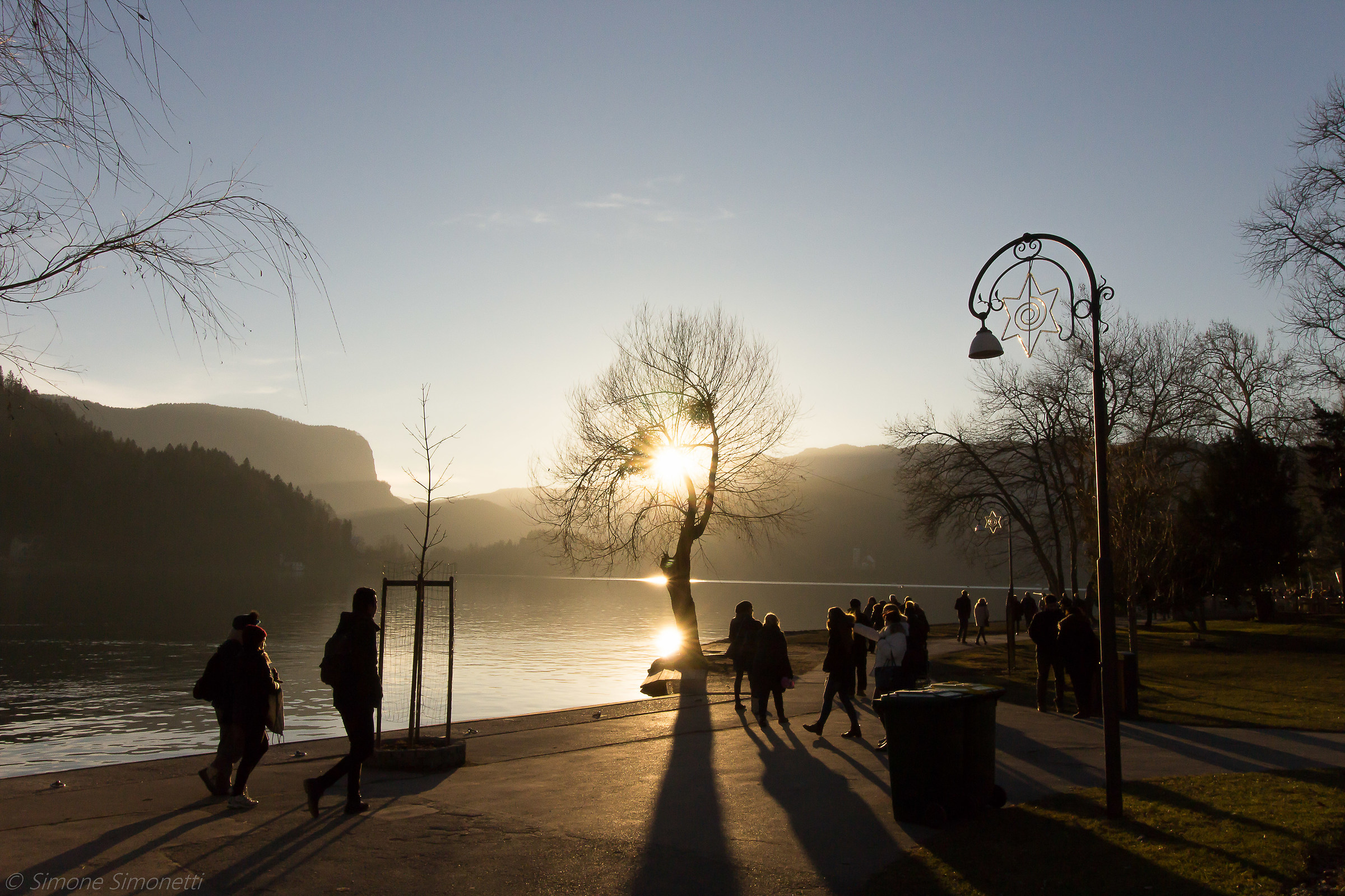 Aspettando il tramonto a Bled