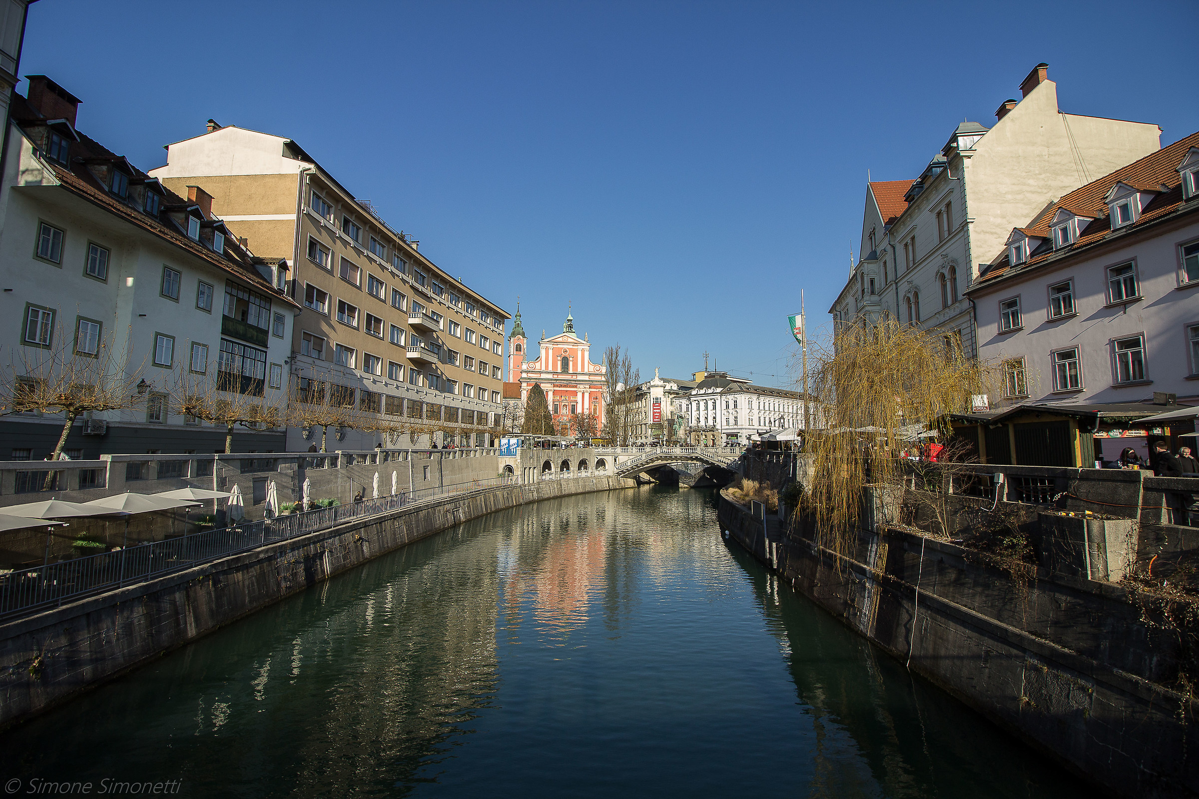 Walking through Ljubljana
