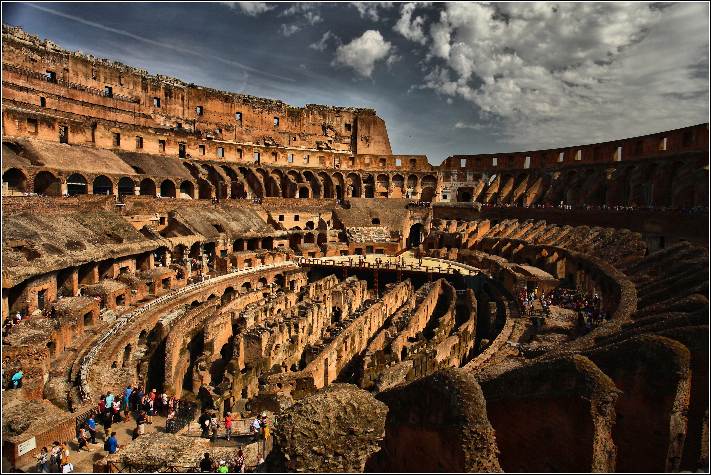 All'interno del Colosseo