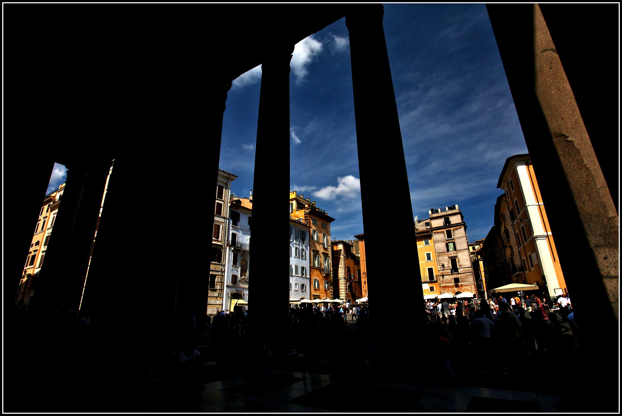 Il colonnato del Pantheon