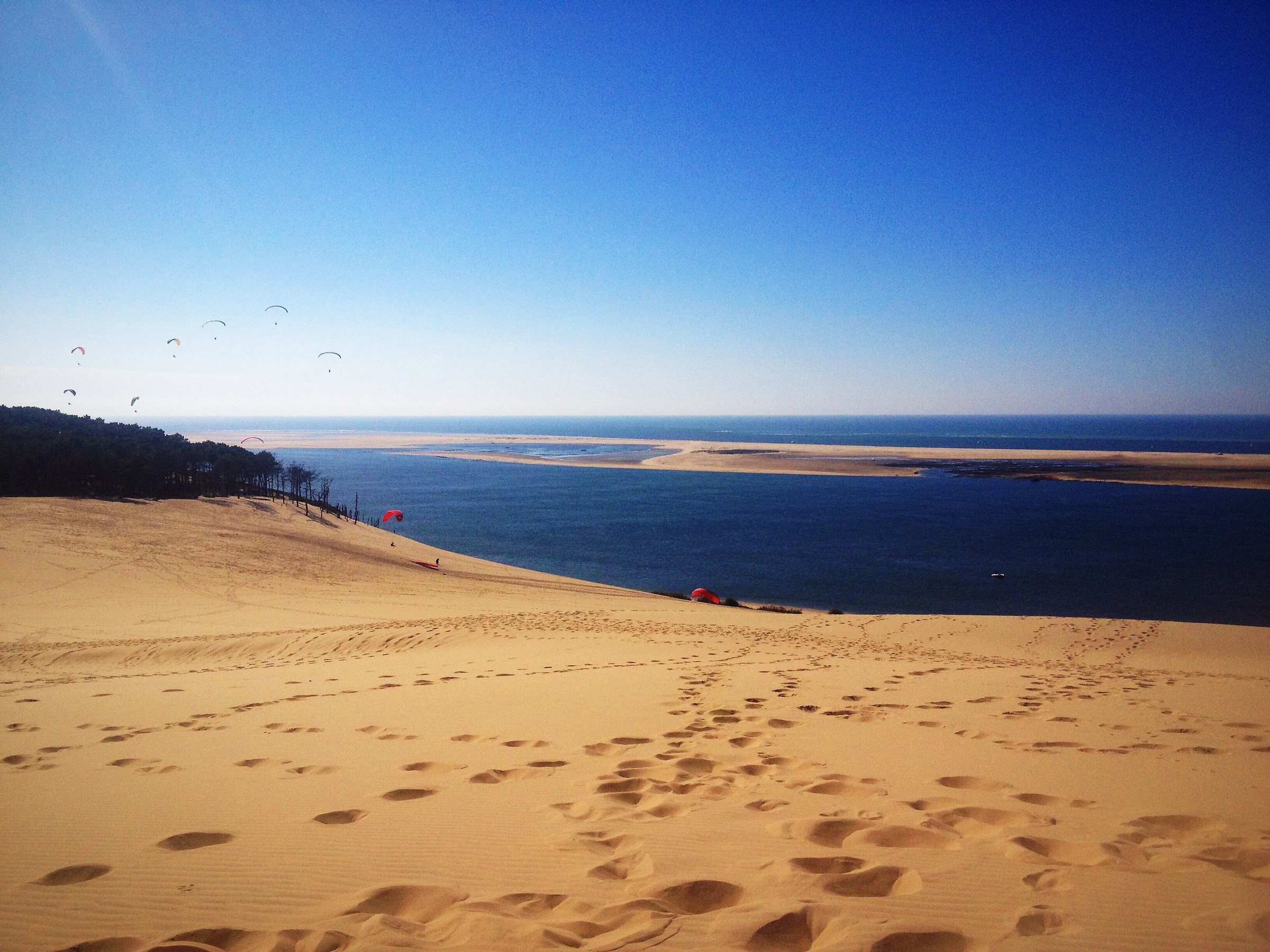 Paraglide at Dune du Pyla