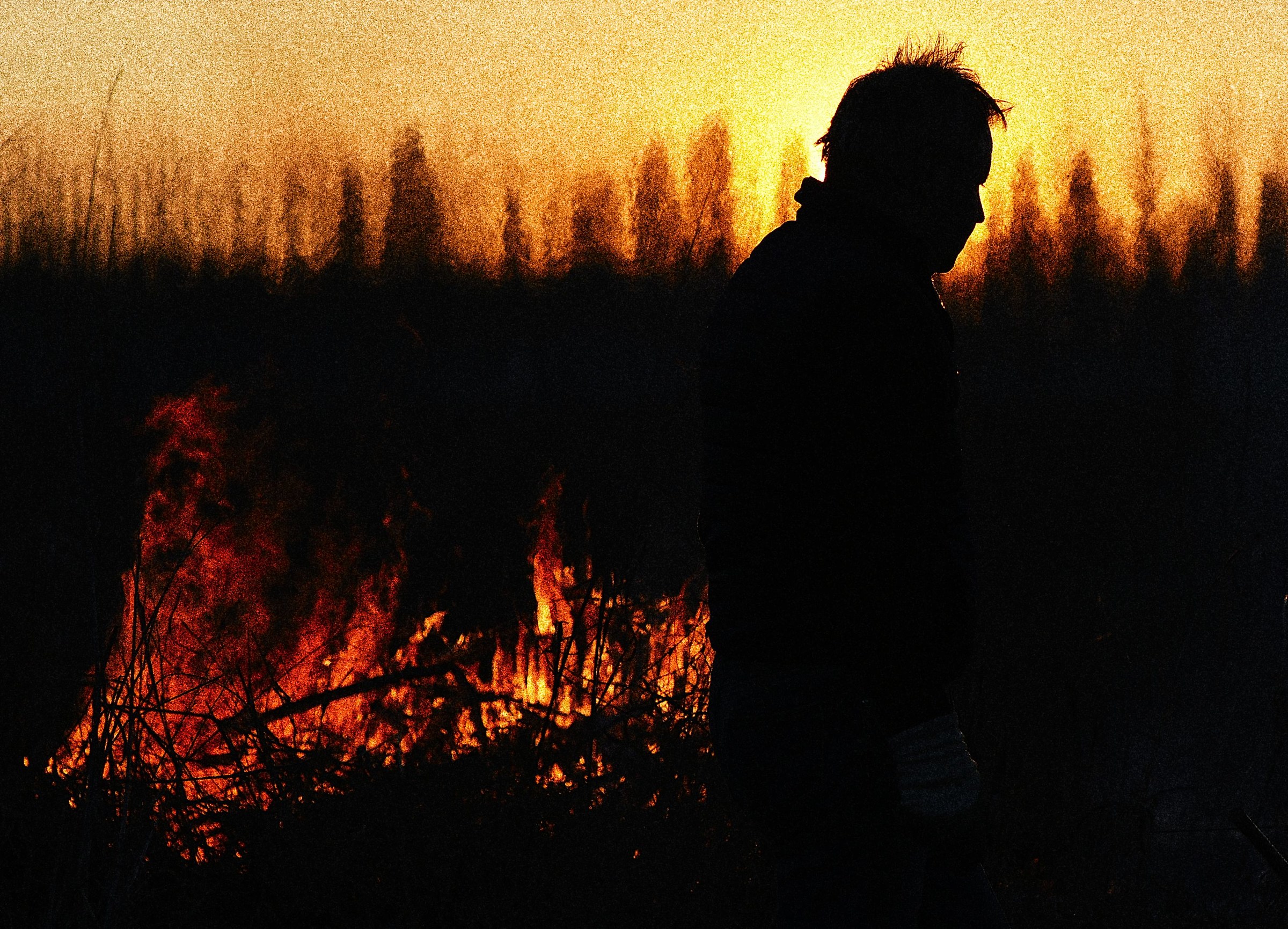 Flames in heaven and on earth