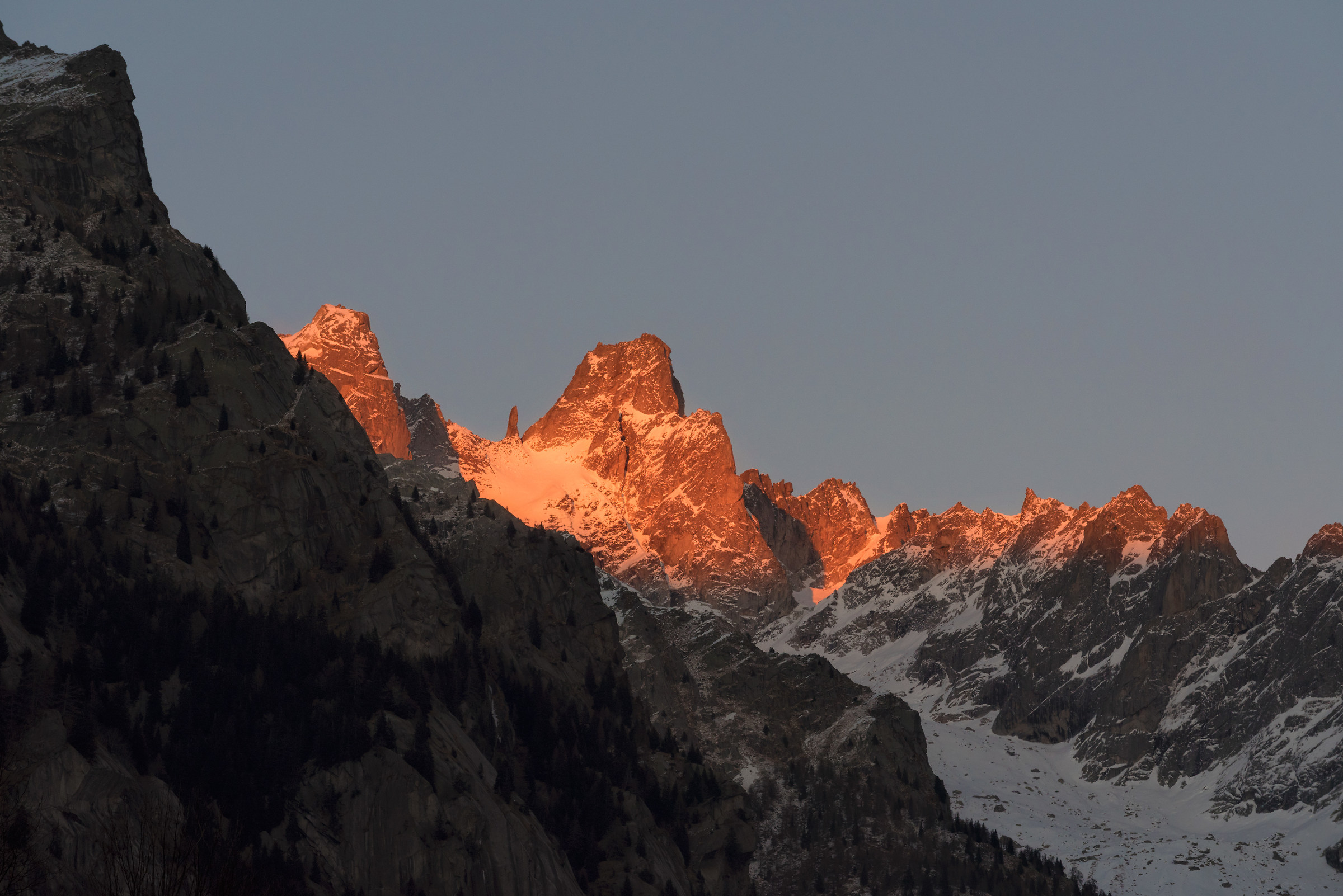 Pizzo Torrone al tramonto