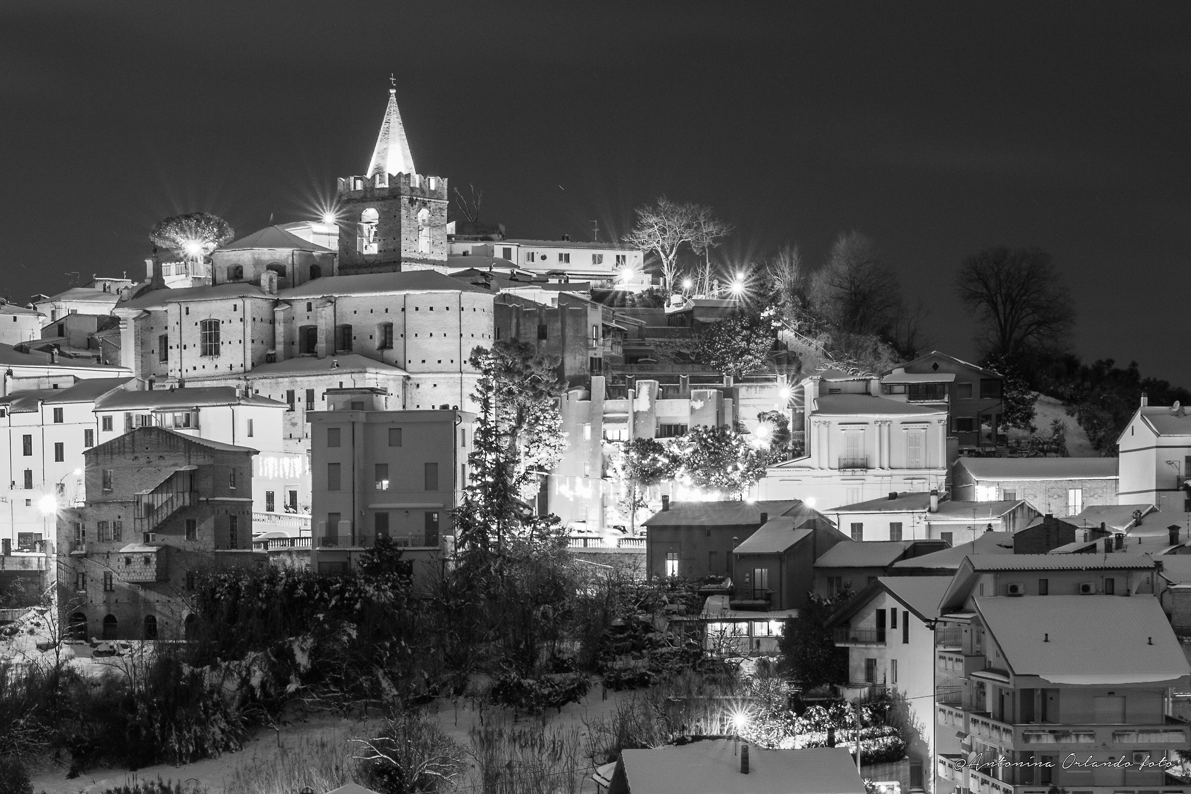 Il borgo innevato - Spoltore (pe)
