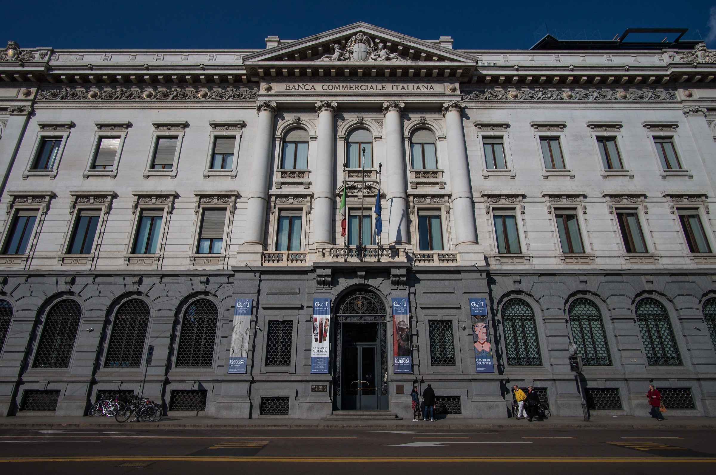 Facciata delle Gallerie d'Italia