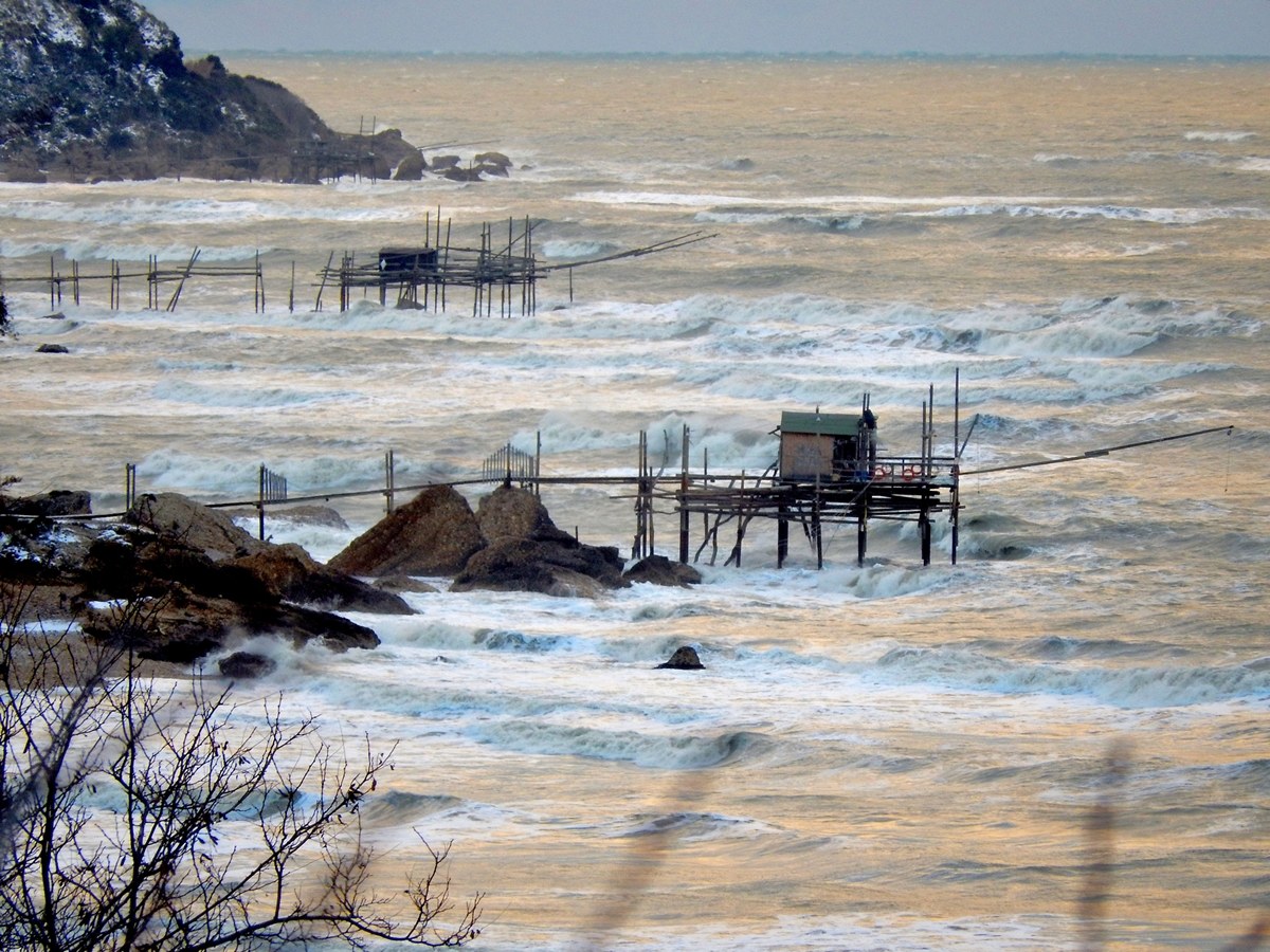 Il Mare d'Inverno, al Tramonto