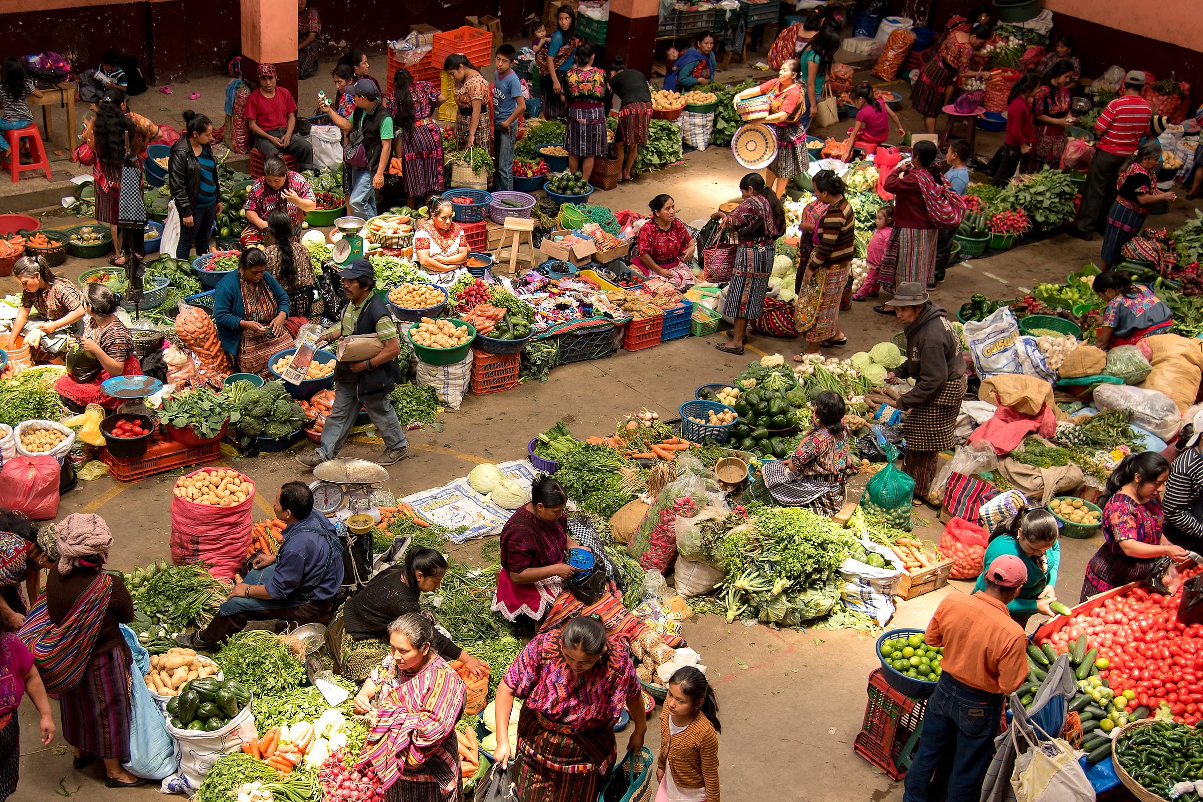 mercato coperto - chichicastenango