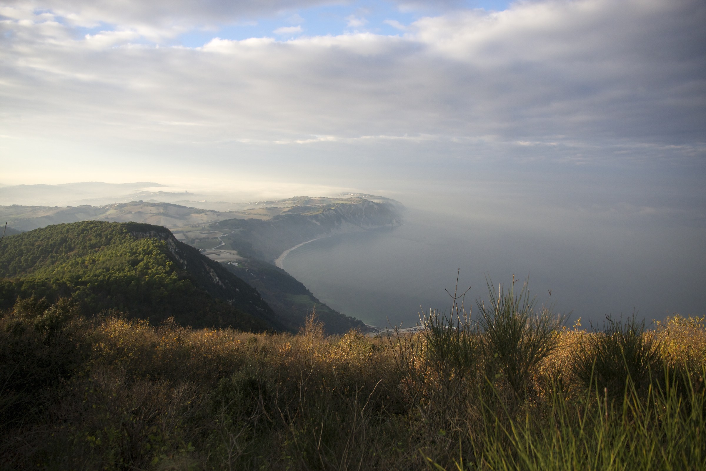 By Conero looking towards Ancona