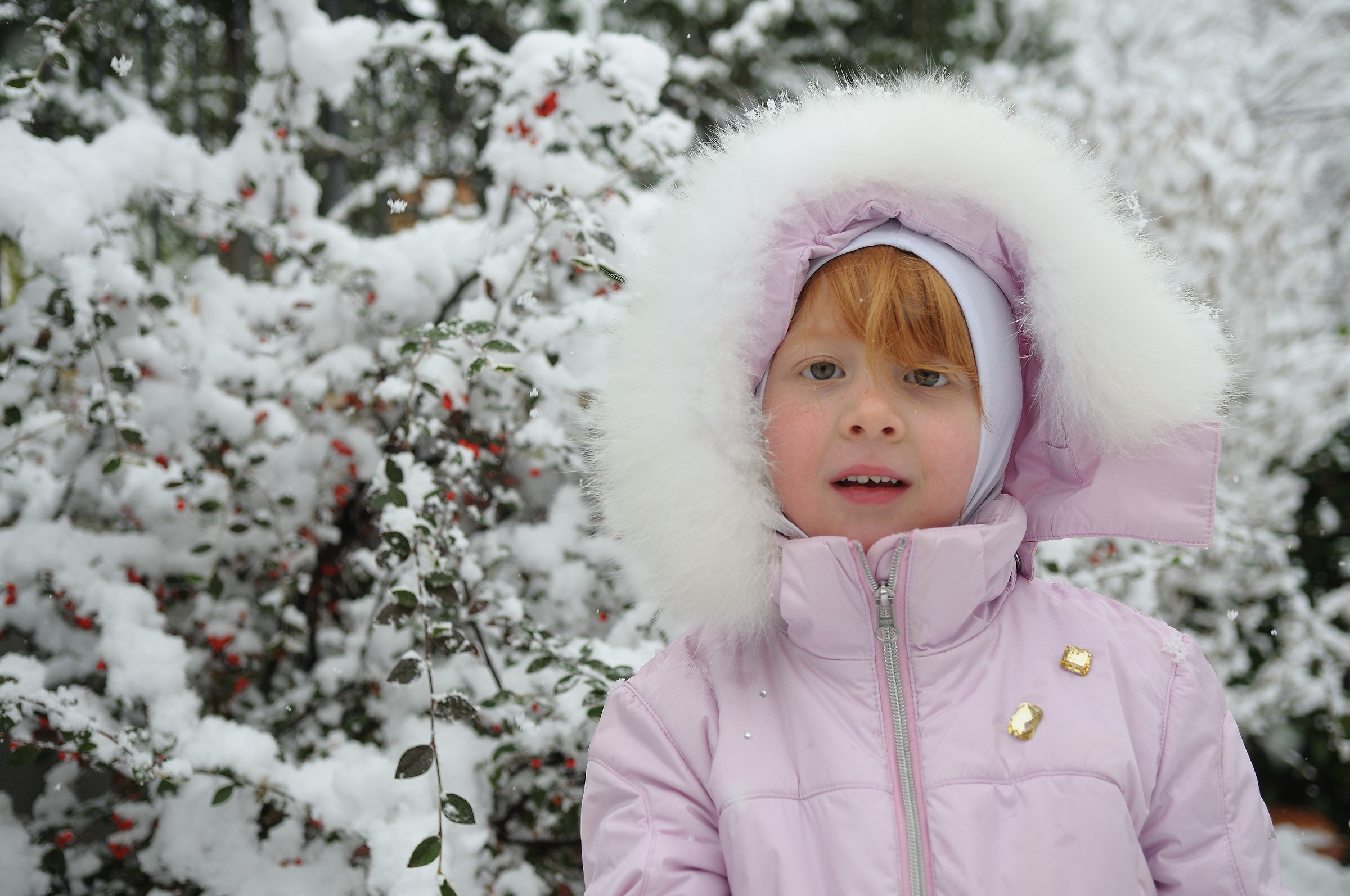 e' arrivata la neve....