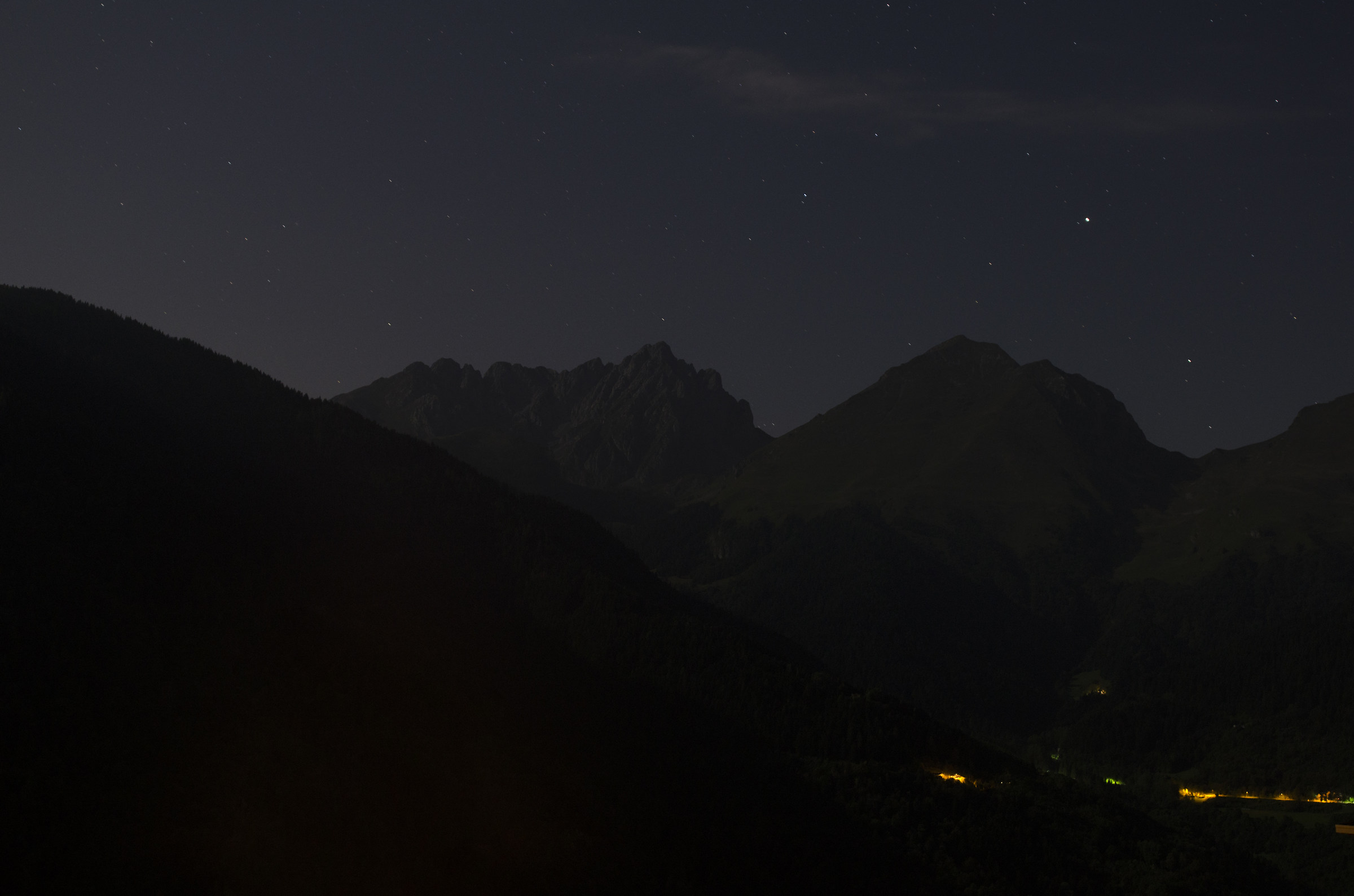 The stars are on Pizzo Camino